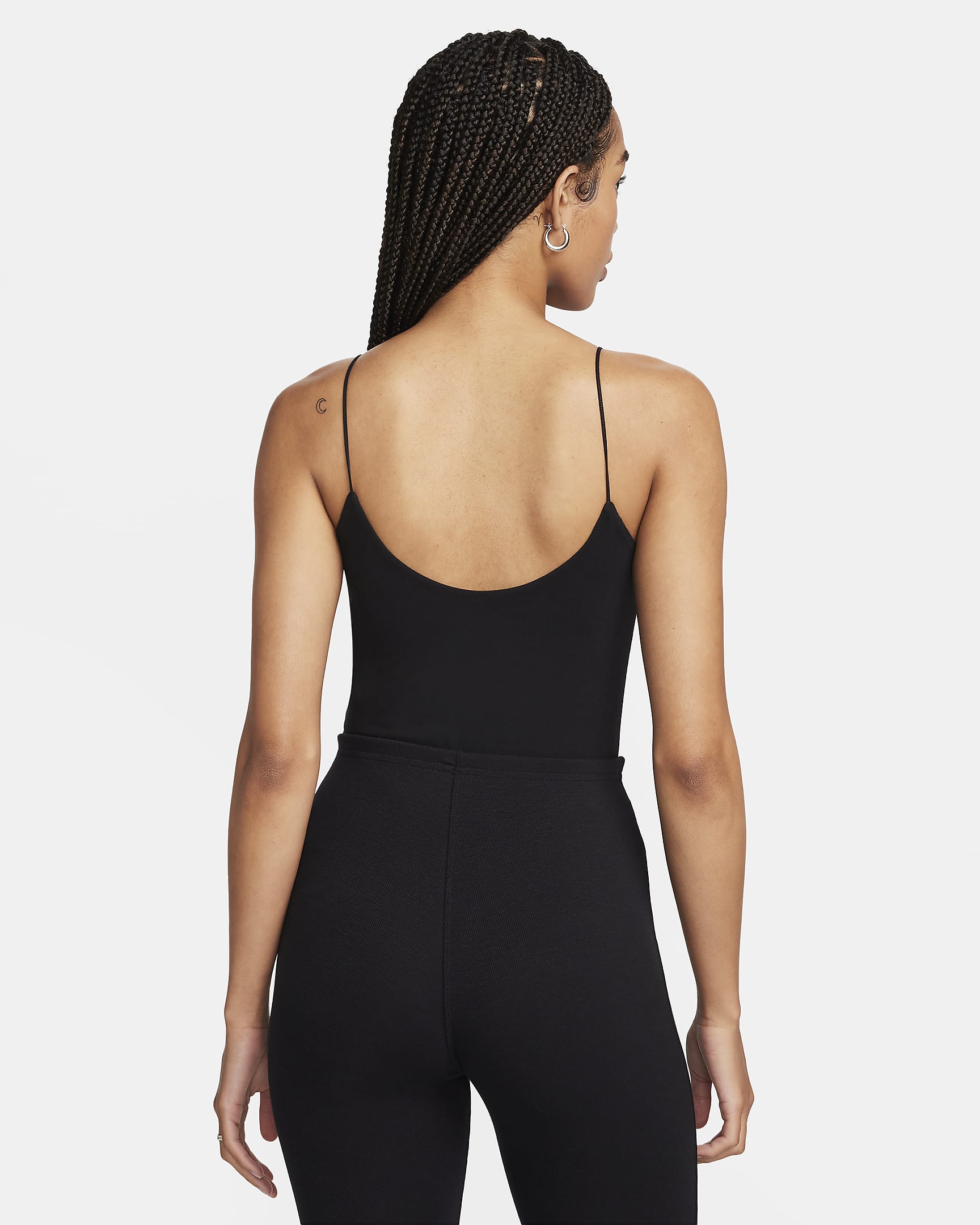 Nike Sportswear Chill Knit Women's Tight Cami Bodysuit - Black/Sail