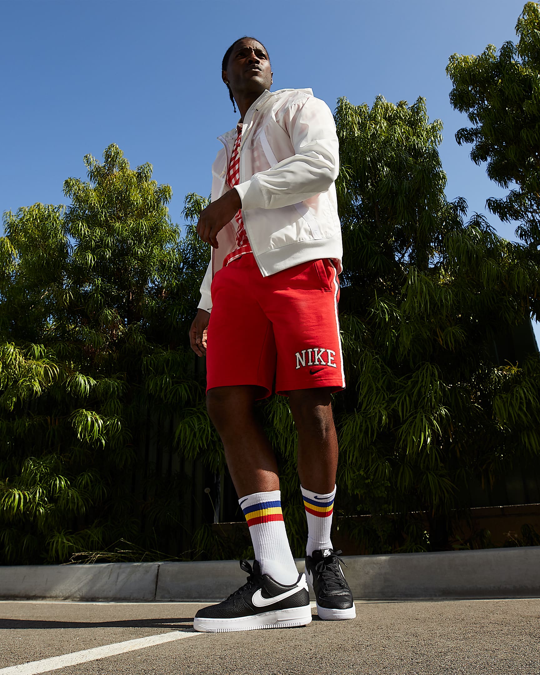 nike air force 1 with shorts