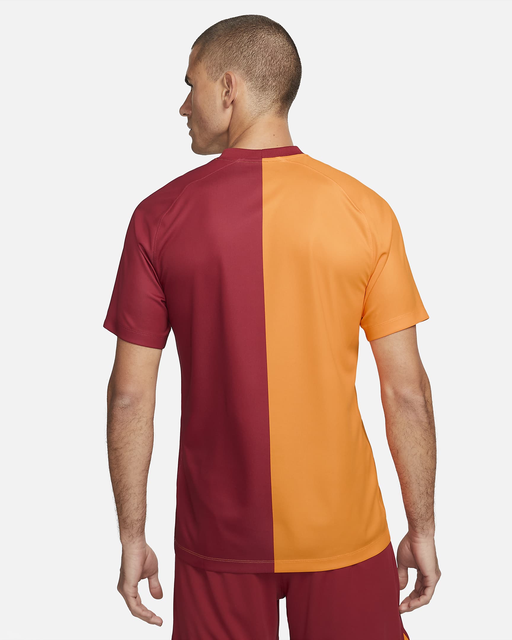 Maglia da calcio a manica corta Nike Dri-FIT Galatasaray 2023/24 da uomo – Home - Vivid Orange/Pepper Red/Pepper Red