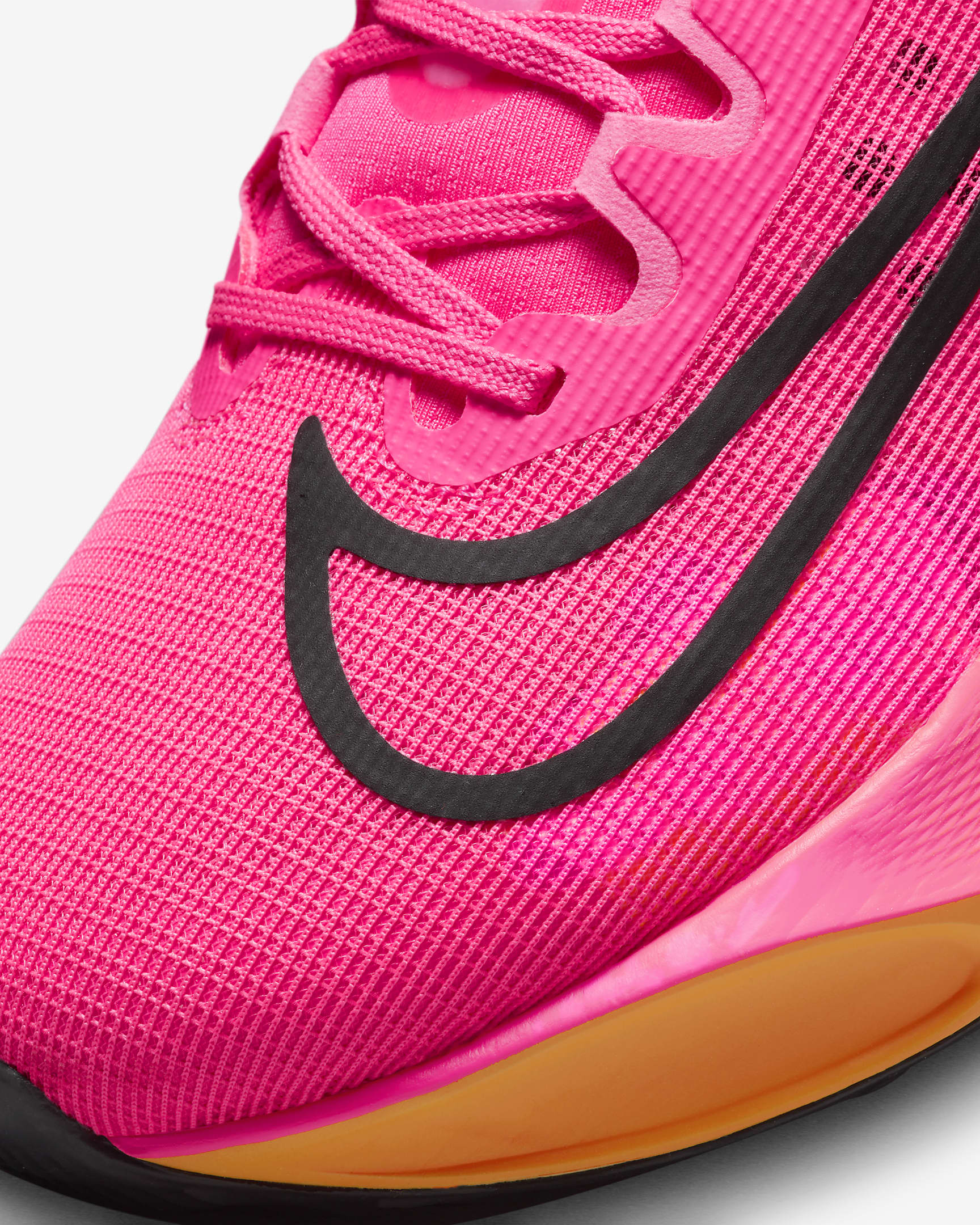 Nike Zoom Fly 5 男款路跑鞋 - Hyper Pink/Laser Orange/黑色