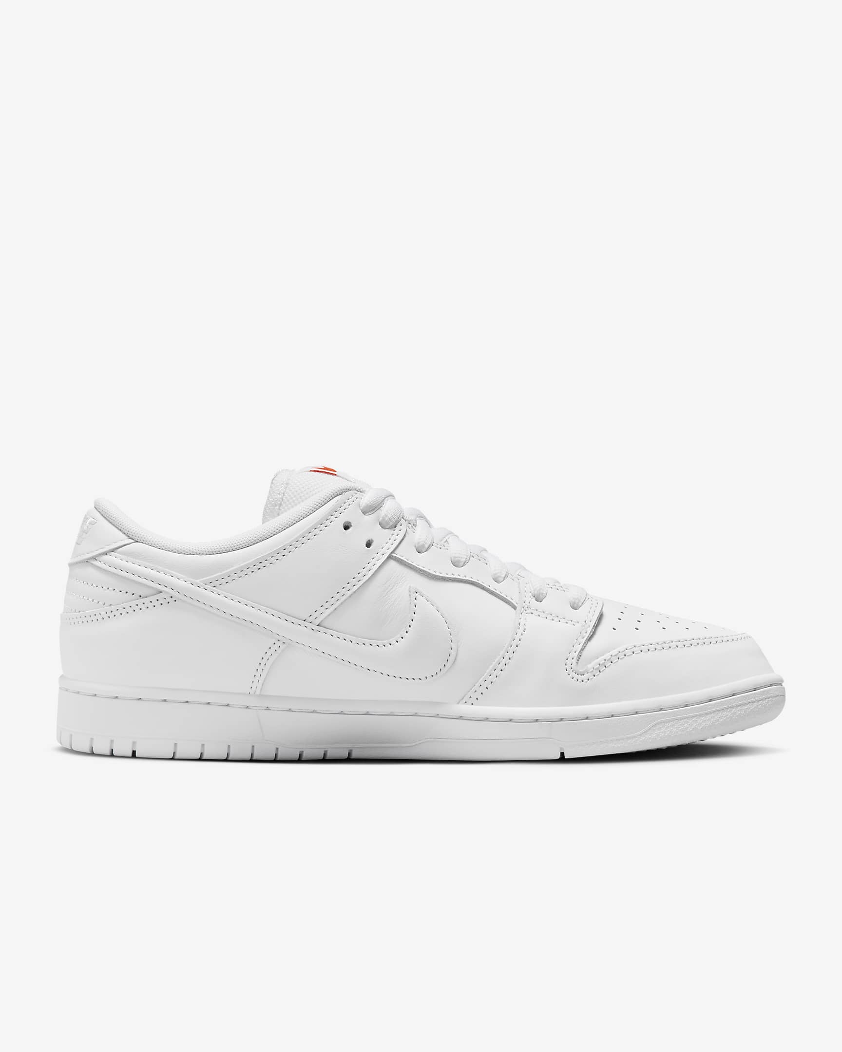 Nike SB Dunk Low Pro Skate Shoes - White/White/White/White