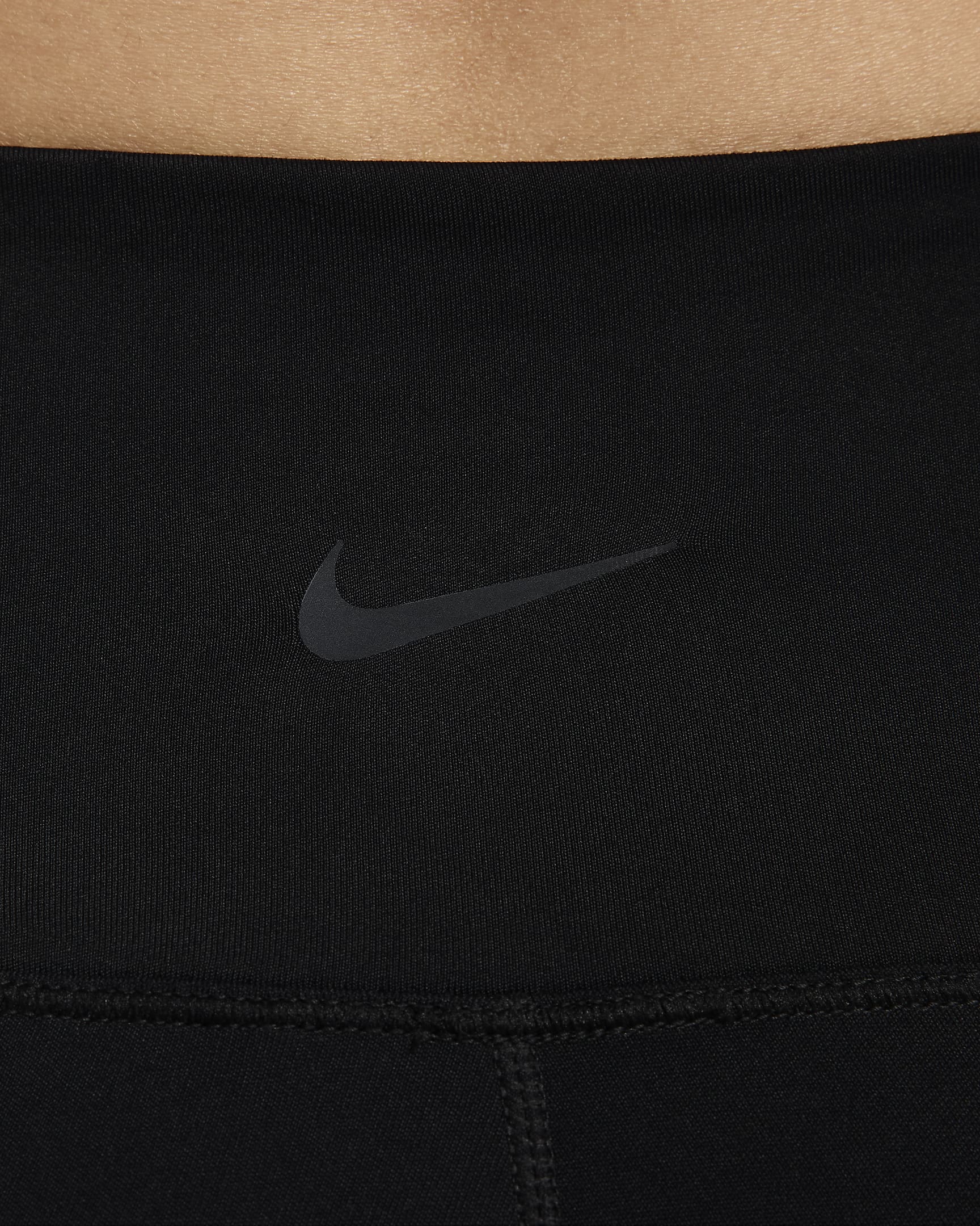 Nike One Women's High-Waisted Full-Length Split-Hem Leggings - Black