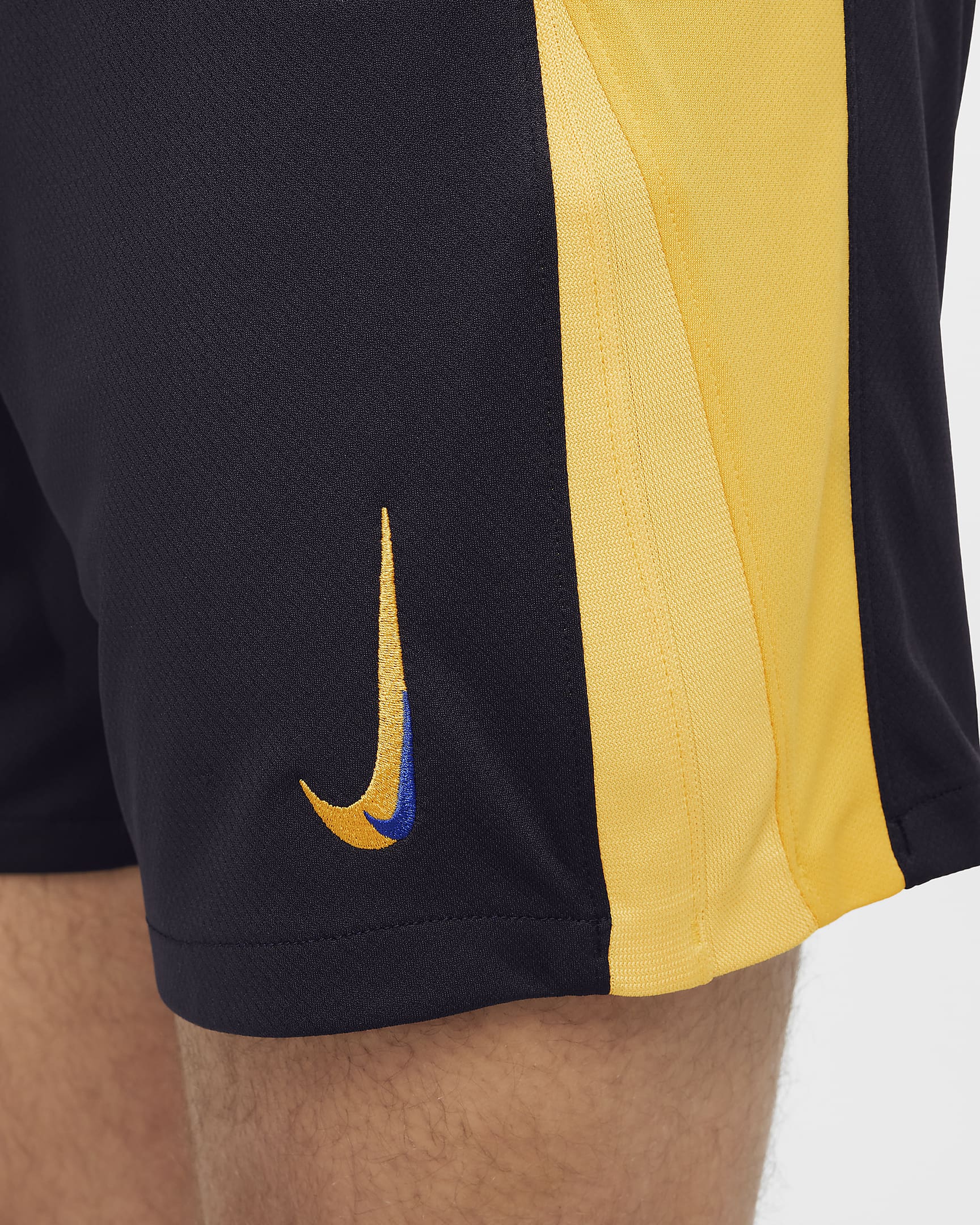 Męskie spodenki piłkarskie Nike Dri-FIT Inter Mediolan Stadium 2024/25 (wersja trzecia) – replika - Blackened Blue/University Gold/Lyon Blue