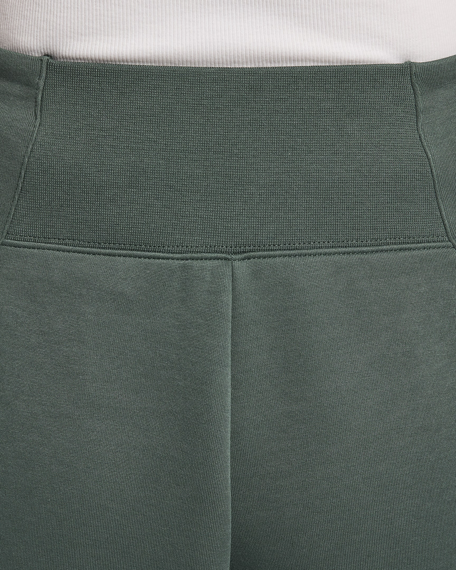 Nike Sportswear Tech Fleece Women's High-Waisted Pleated Trousers - Vintage Green/Black