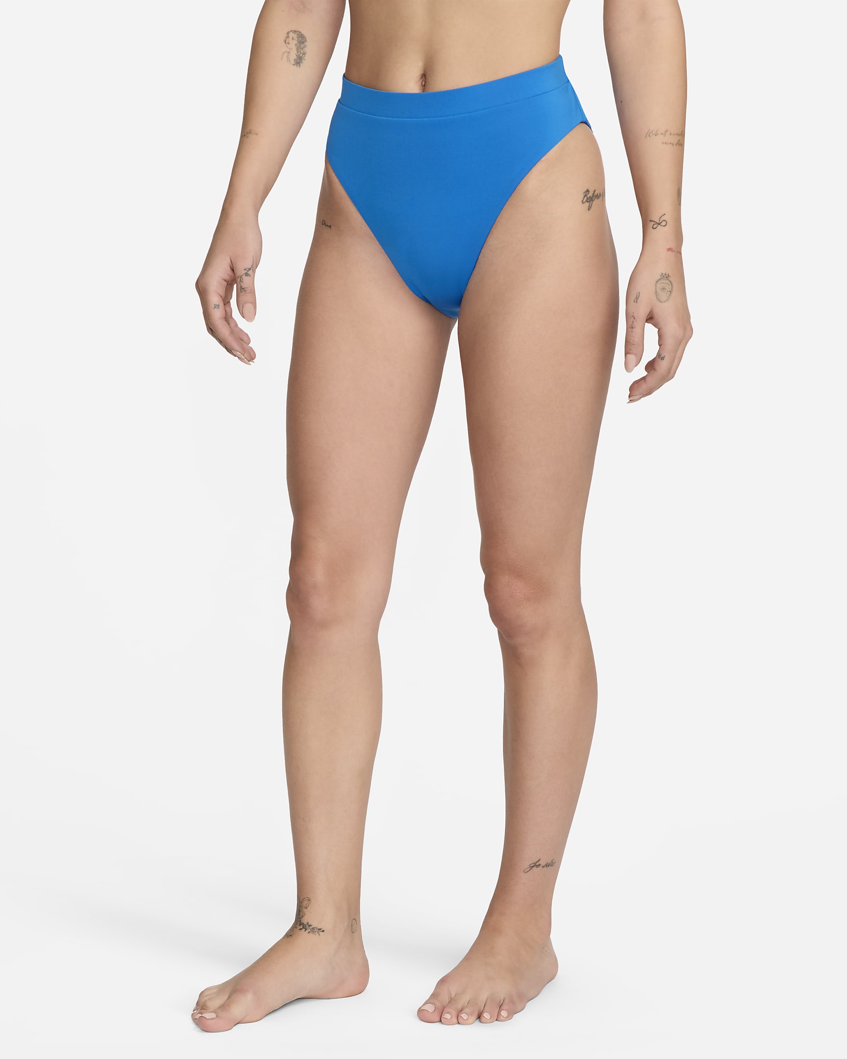 Prenda para la parte inferior de natación de cintura alta para mujer Nike Essential - Azul foto