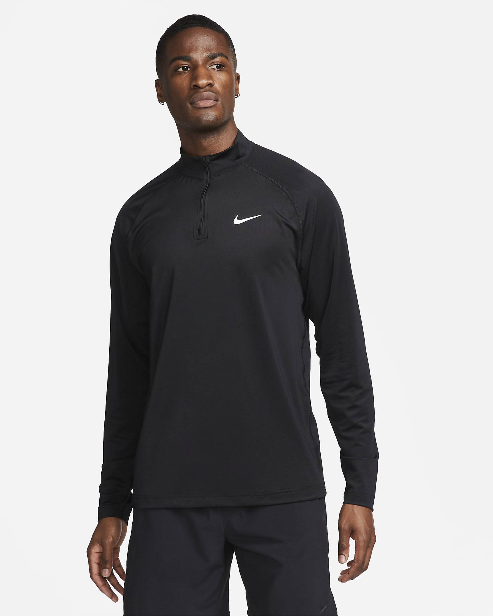 Nike Ready Men's Dri-FIT 1/4-zip Fitness Top. Nike FI