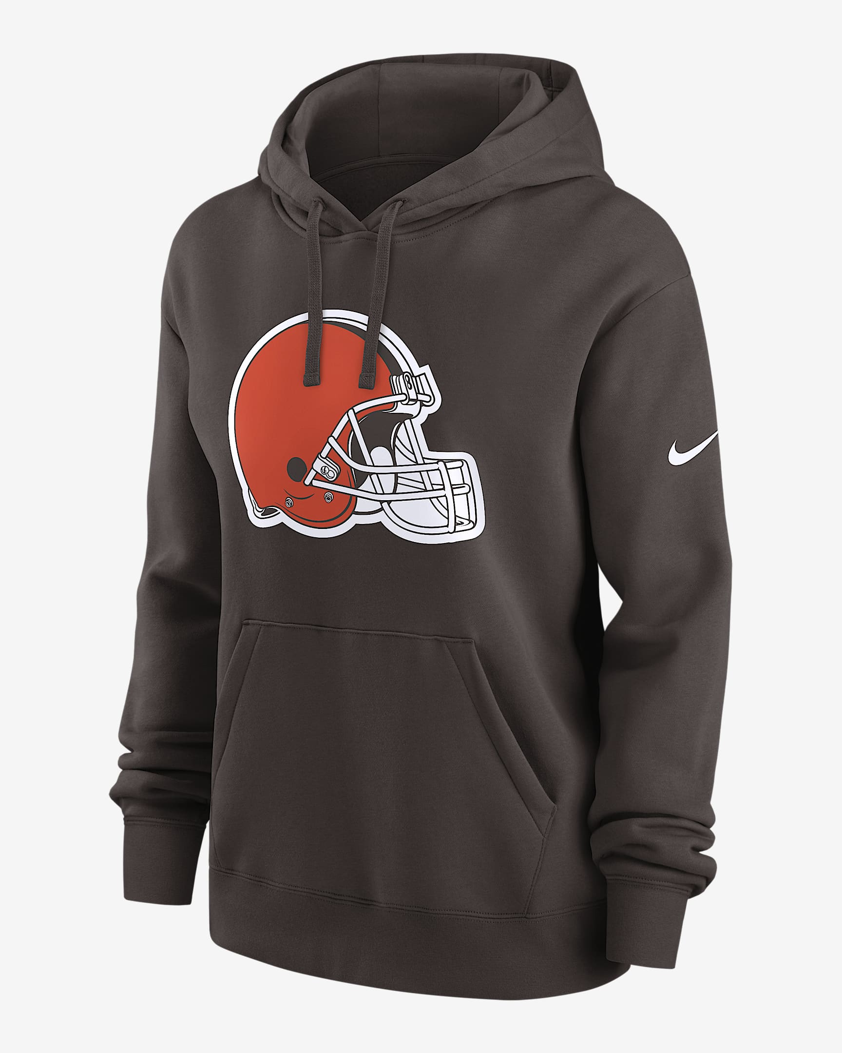 Cleveland Browns Club Women's Nike NFL Pullover Hoodie - Brown