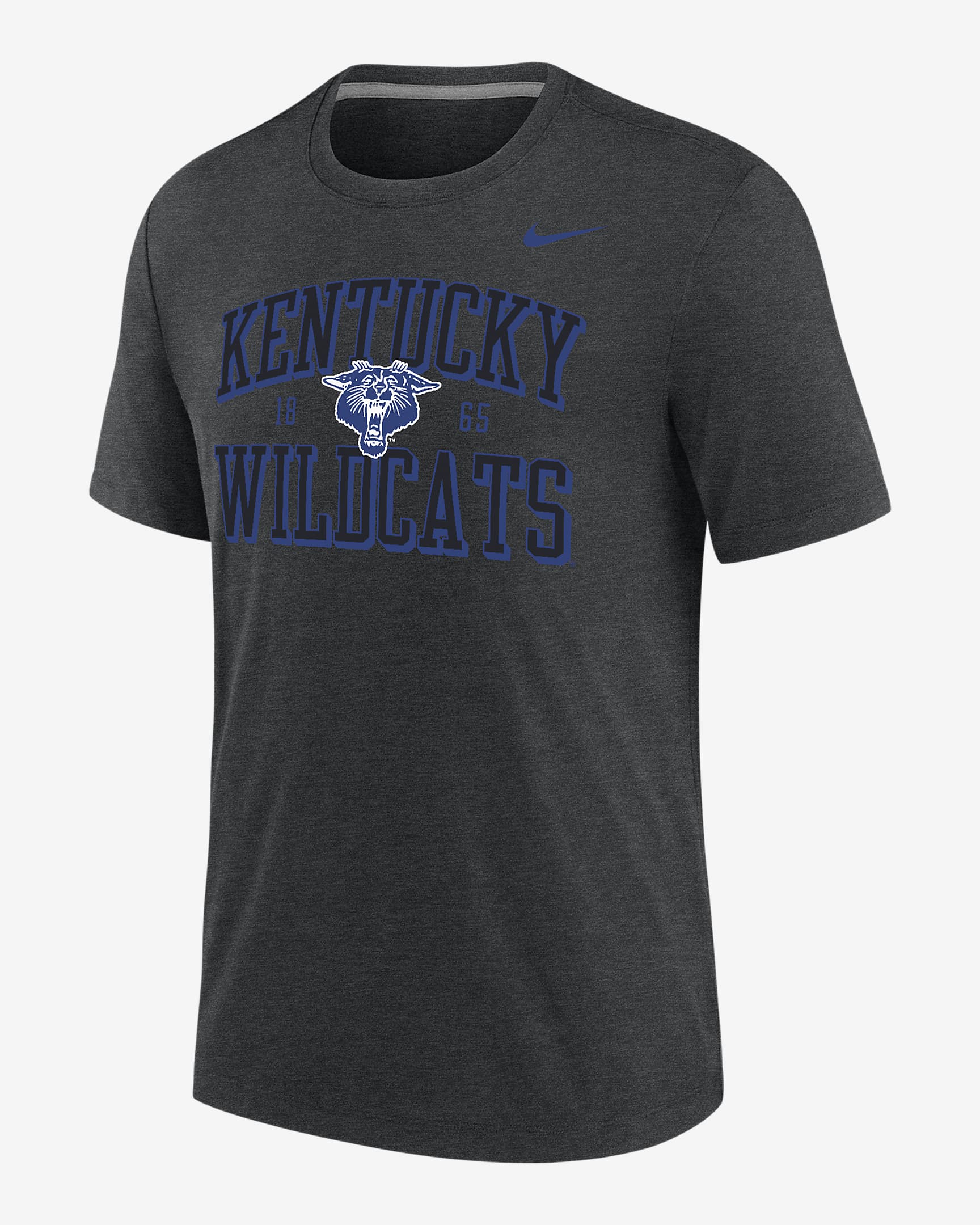 Playera universitaria Nike para hombre Kentucky - Negro jaspeado