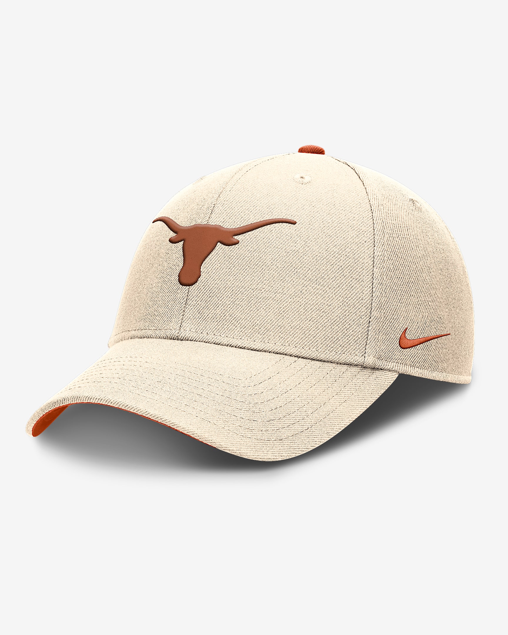 Gorra de rejilla universitaria Nike Dri-FIT ajustable para hombre Texas Primetime Rise - Natural