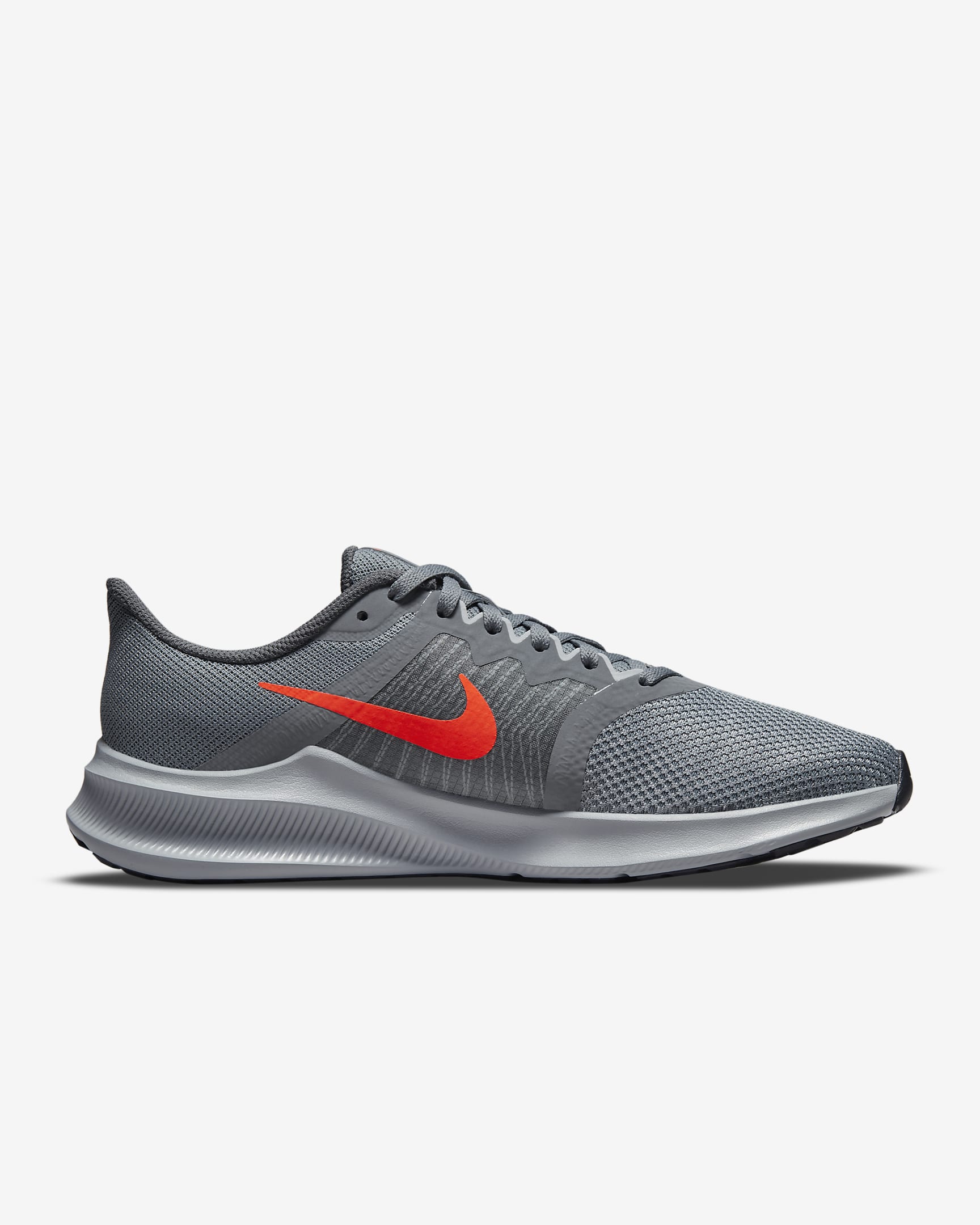 Nike Downshifter 11 Men's Road Running Shoes - Cool Grey/Light Smoke Grey/Dark Grey/Hyper Crimson