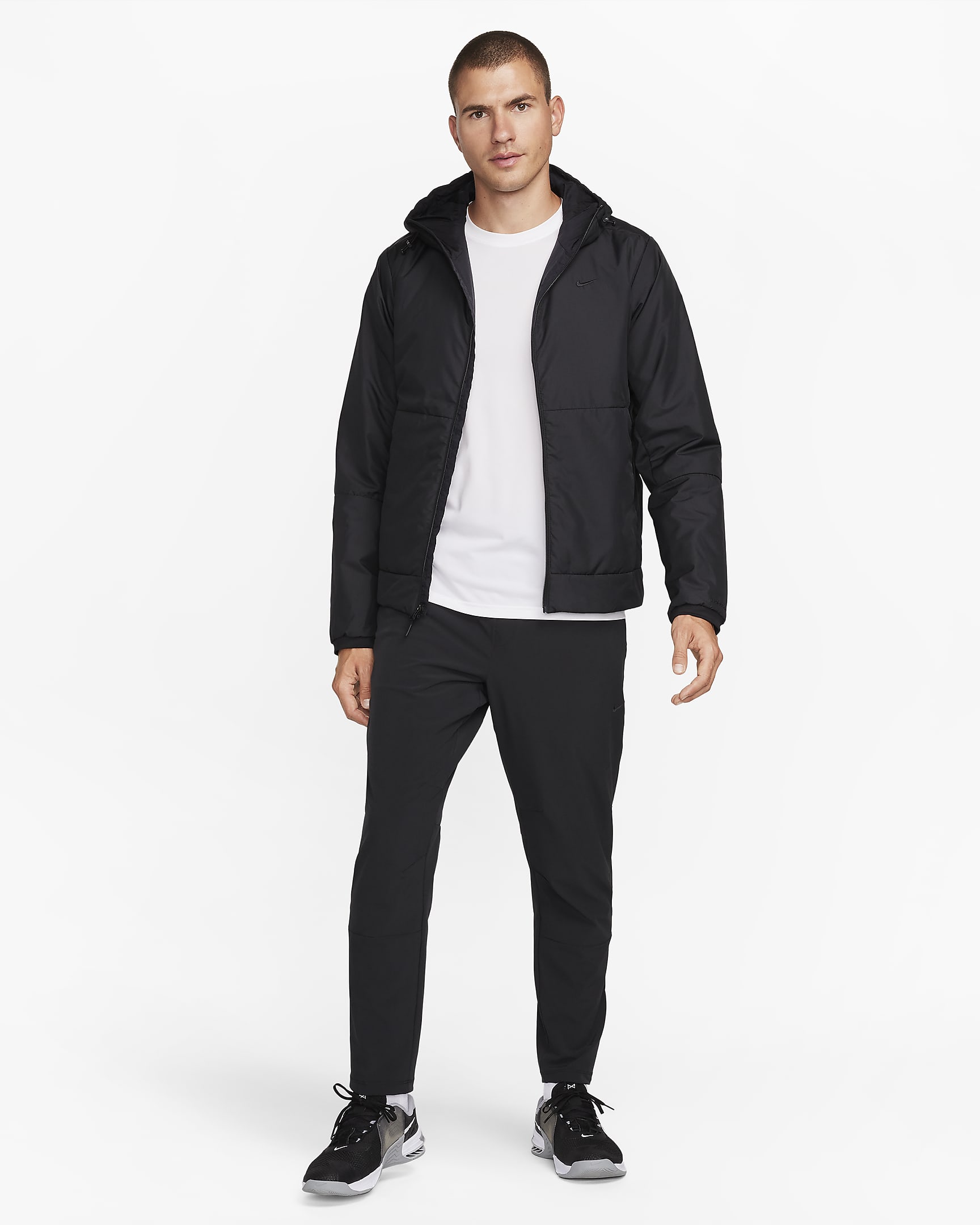 Nike Unlimited vielseitige Therma-FIT-Jacke für Herren - Schwarz/Schwarz