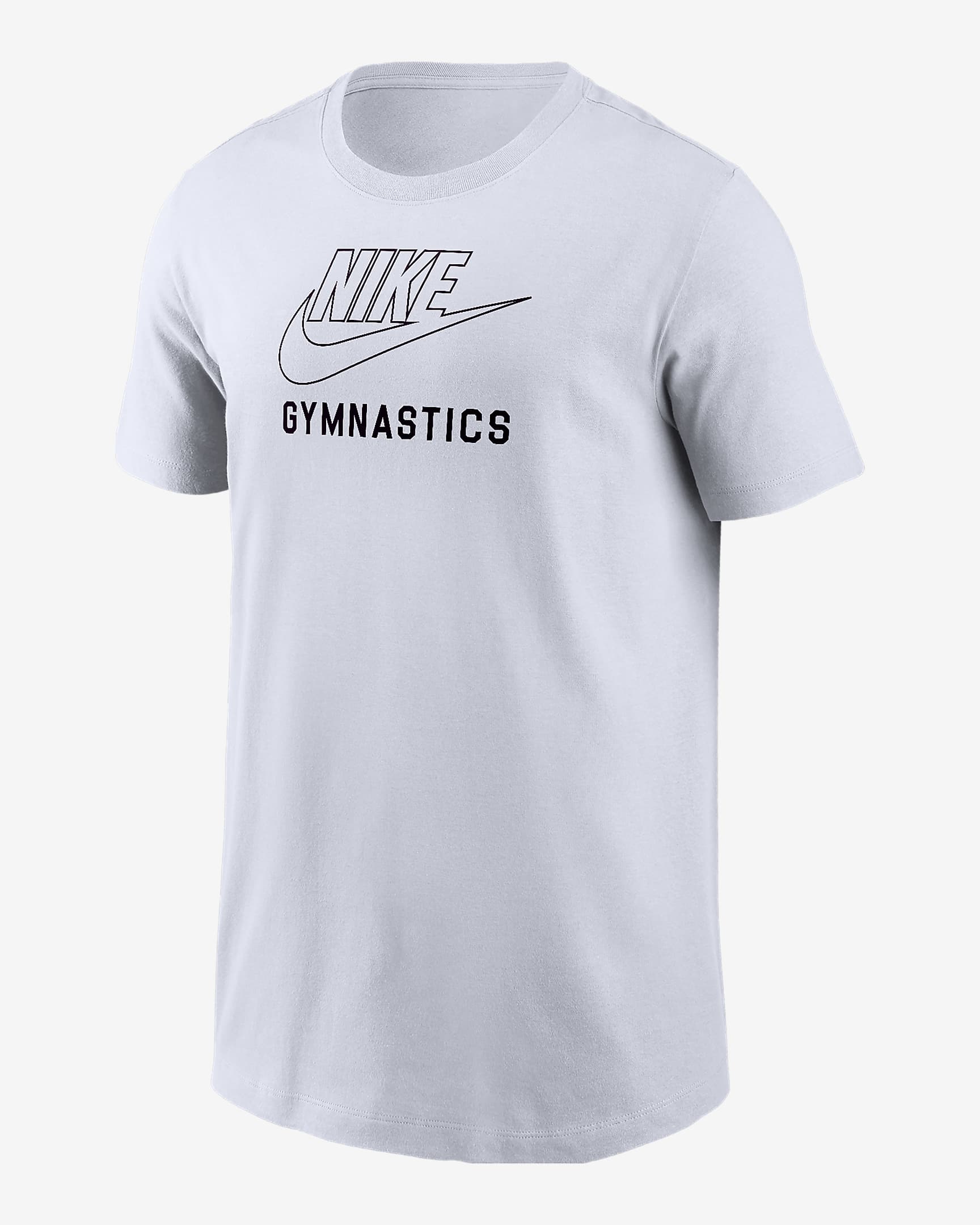 Nike Swoosh Big Kids' Gymnastics T-Shirt - White