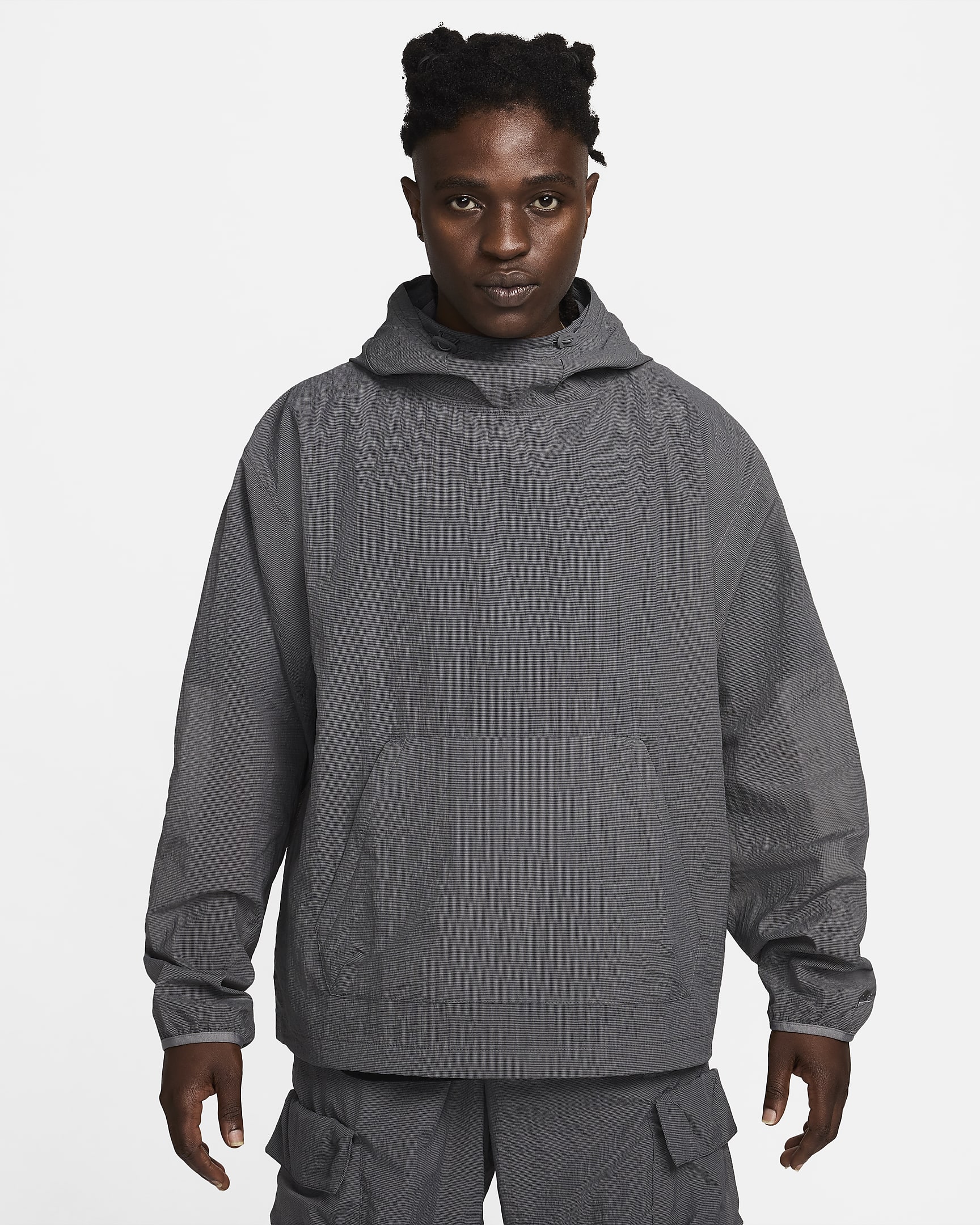 Nike Sportswear Tech Pack vevd pullover til herre - Iron Grey/Iron Grey