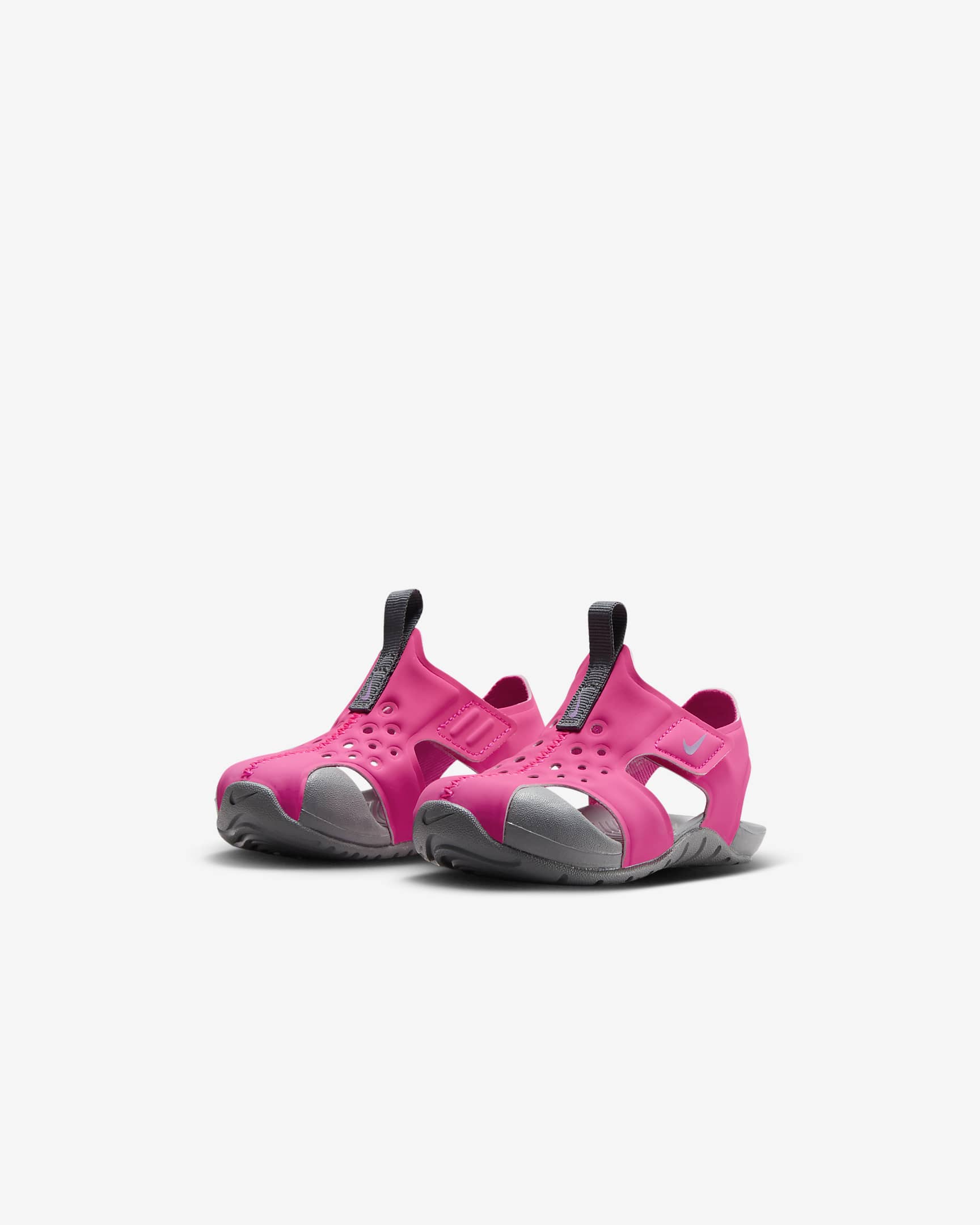 Nike Sunray Protect 2 嬰幼兒涼鞋 - Hyper Pink/Smoke Grey/Fuchsia Glow