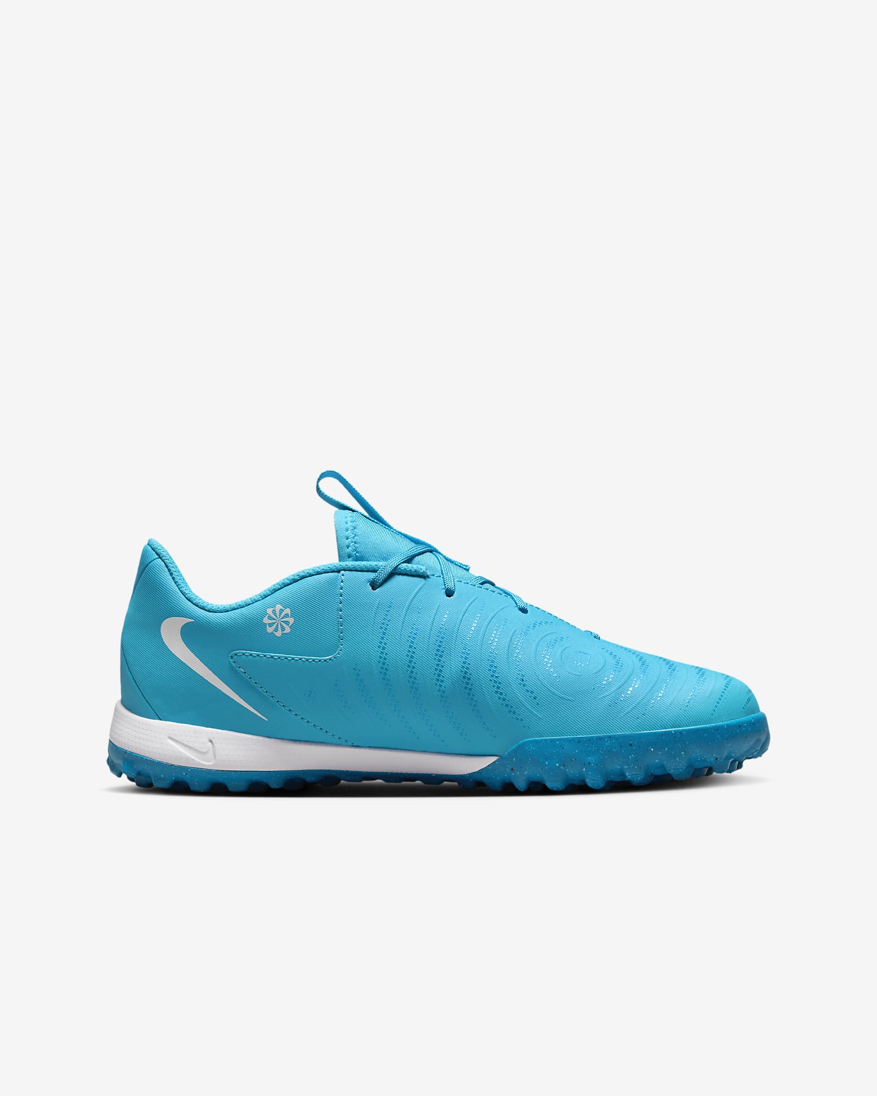 Kopačky Nike Jr. Phantom GX 2 Academy TF pro malé a větší děti - Blue Fury/Bílá