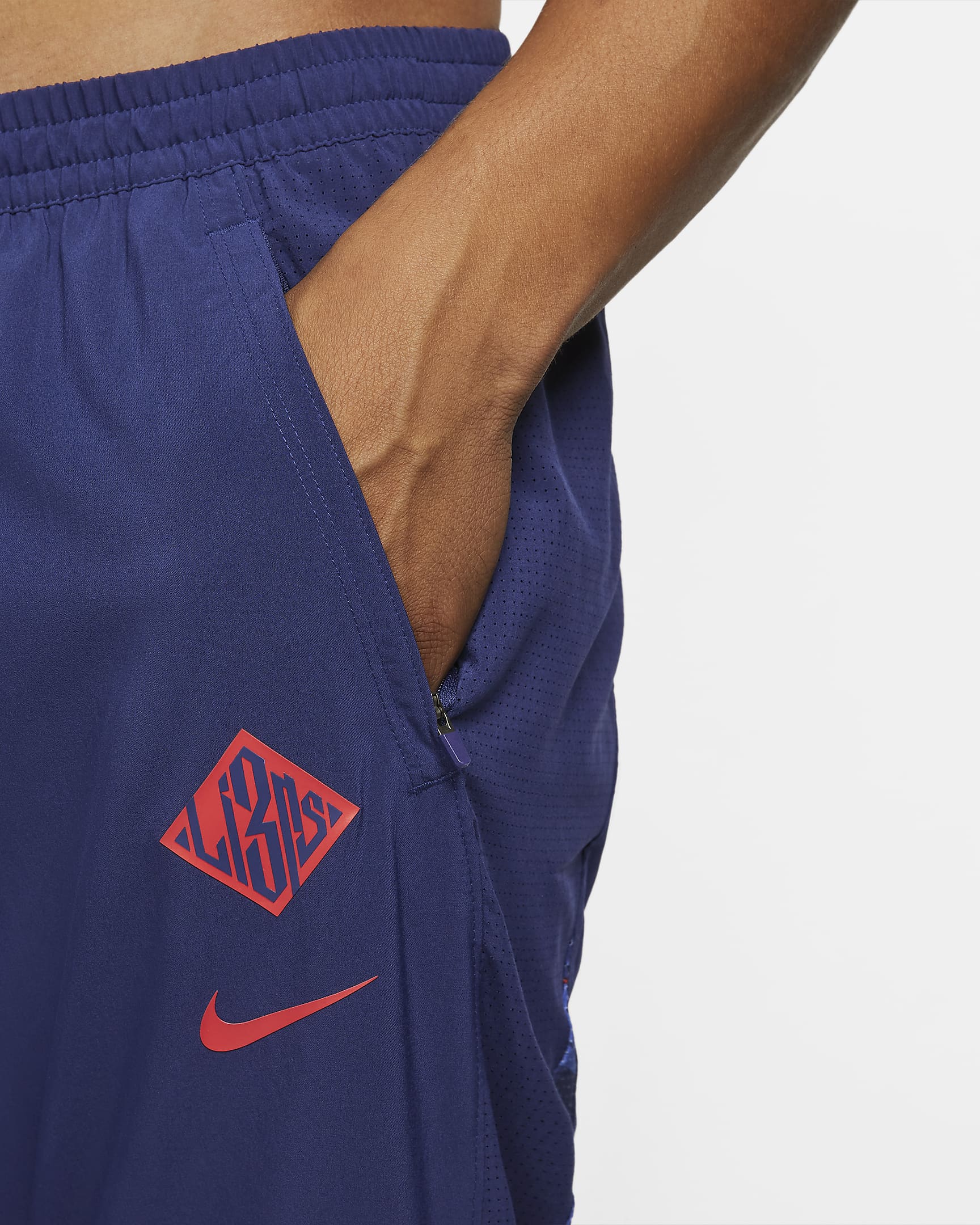 England Men's Nike Dri-FIT Woven Football Tracksuit Bottoms. Nike LU