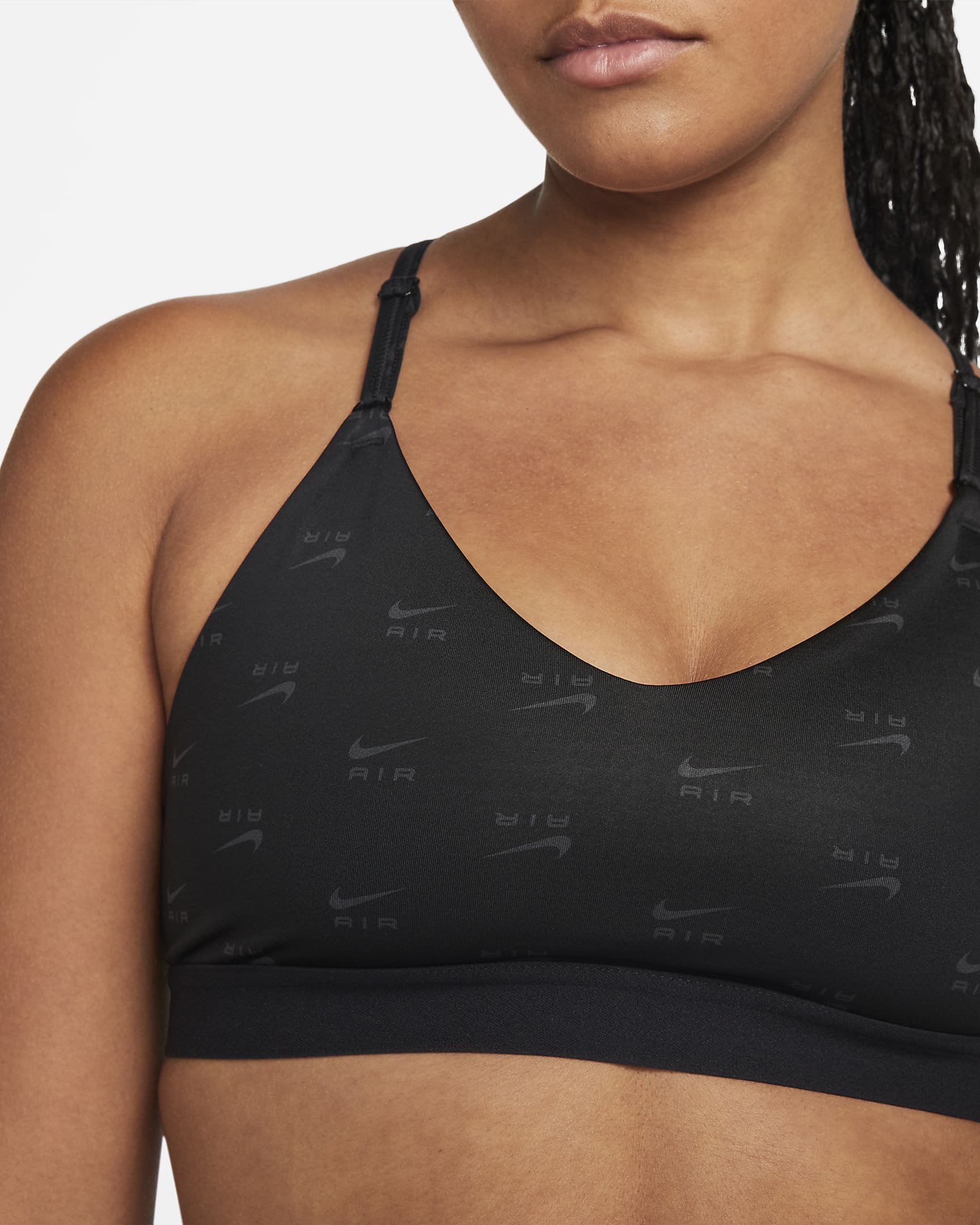 Nike Air Indy Women S Light Support Non Padded Printed Sports Bra Nike Uk