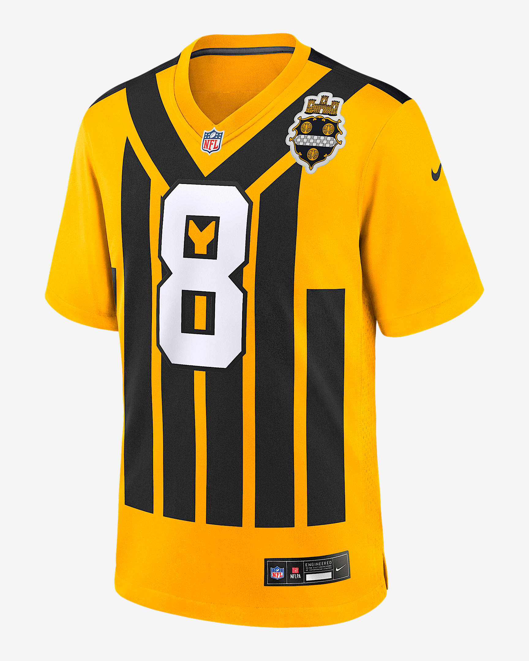 Aaron Rodgers Pittsburgh Steelers Men's Nike NFL Game Jersey - Gold
