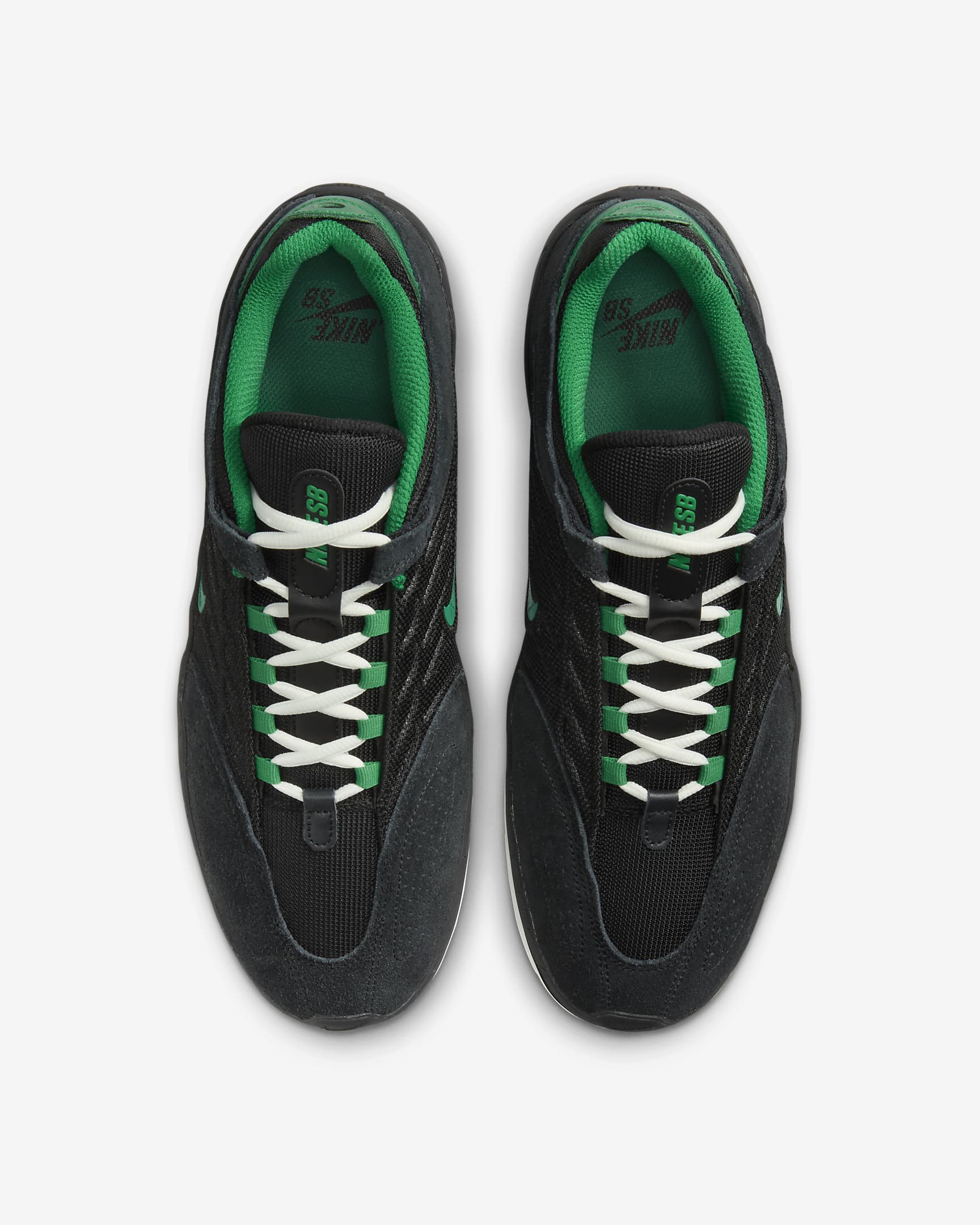 Nike SB Vertebrae Men's Shoes - Black/Black/Summit White/Malachite