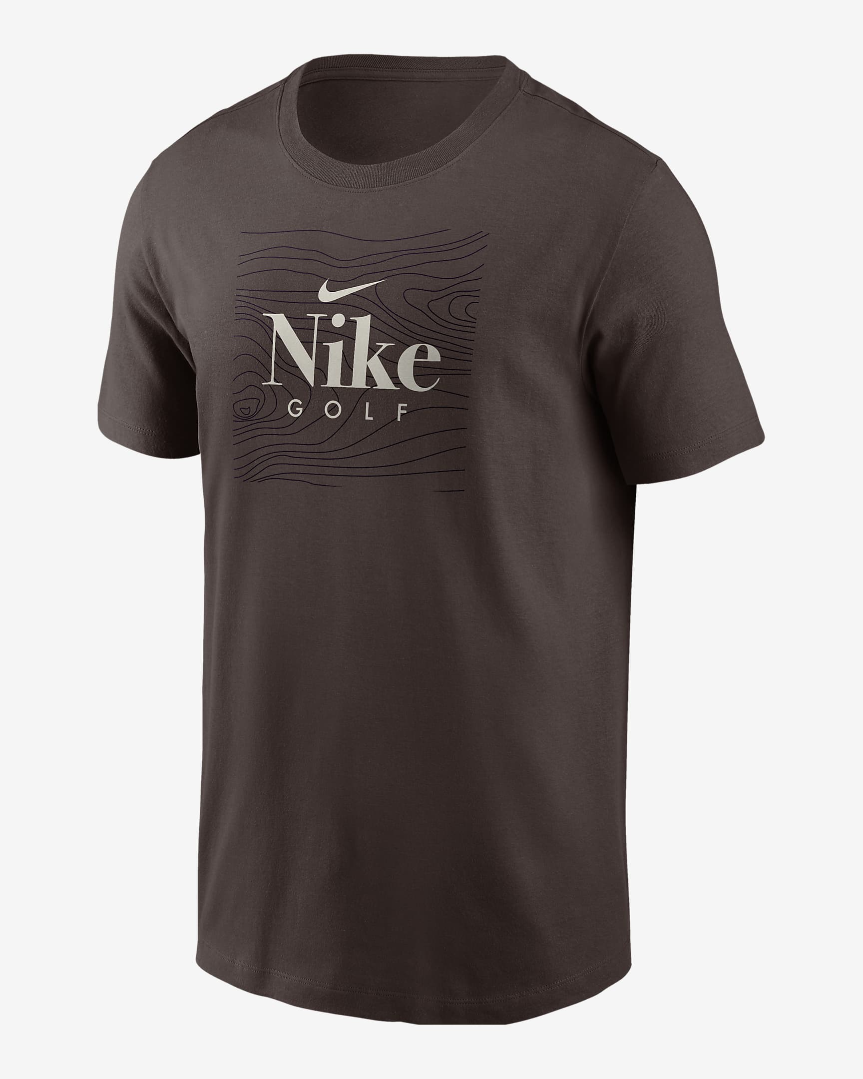 Nike Men's Golf T-Shirt - Brown