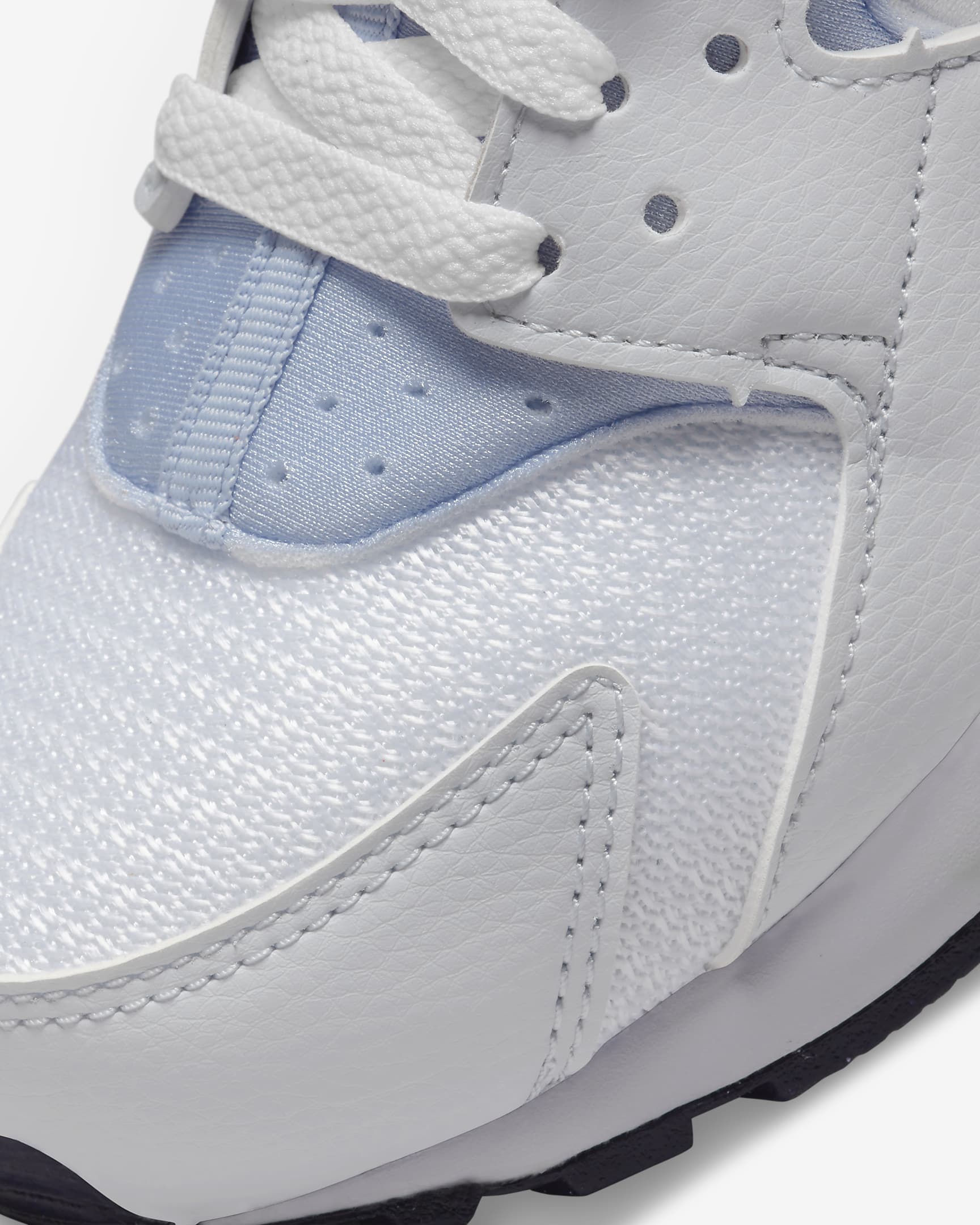 nike sandals white and blue