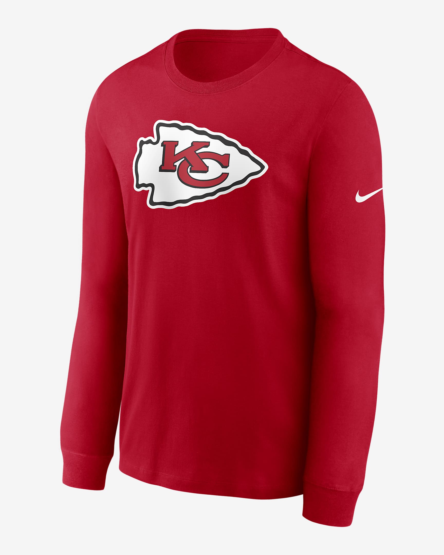 Nike Primary Logo (NFL Kansas City Chiefs) Men’s Long-Sleeve T-Shirt ...