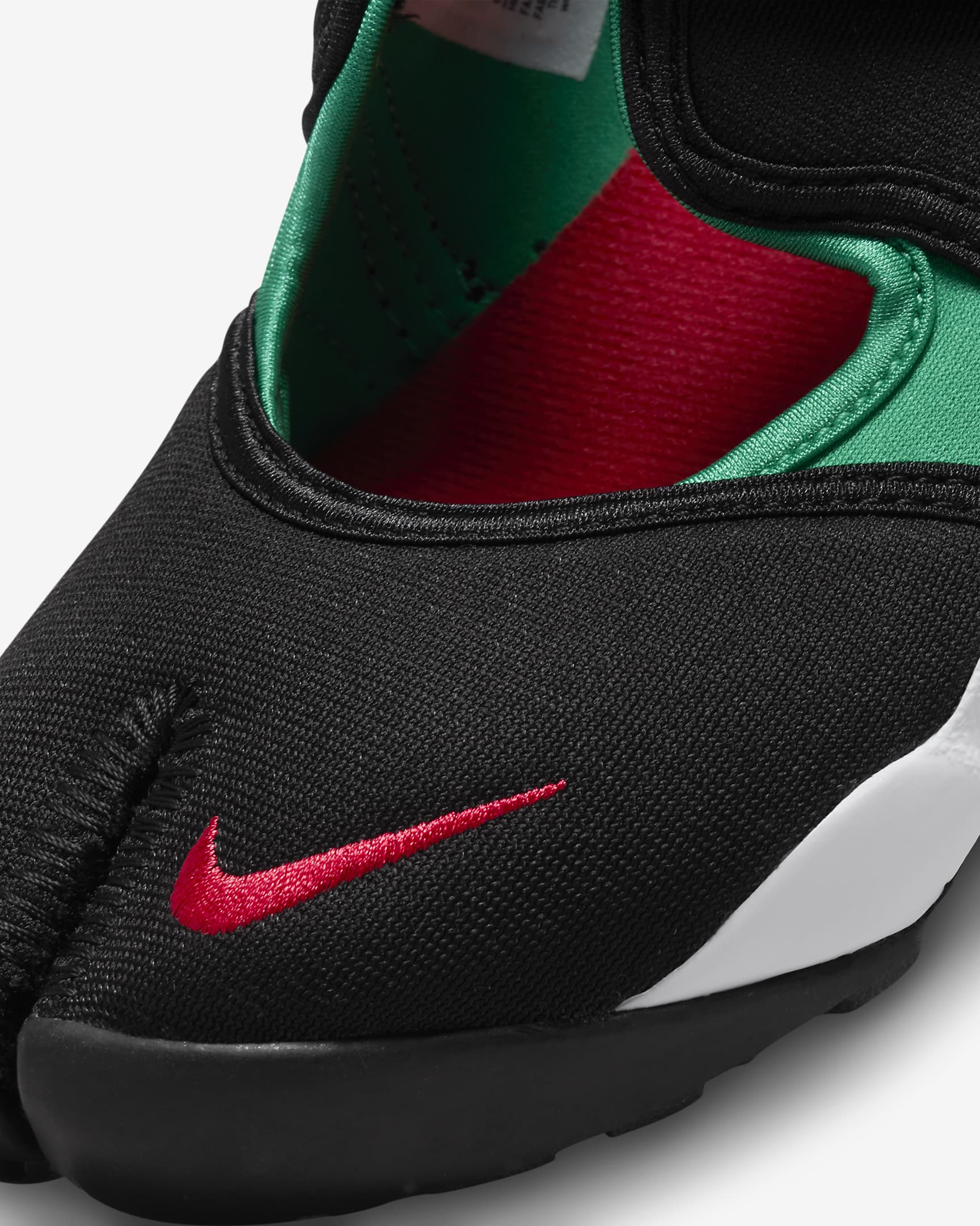 Nike Air Rift Women's Shoes - Black/Stadium Green/White/University Red