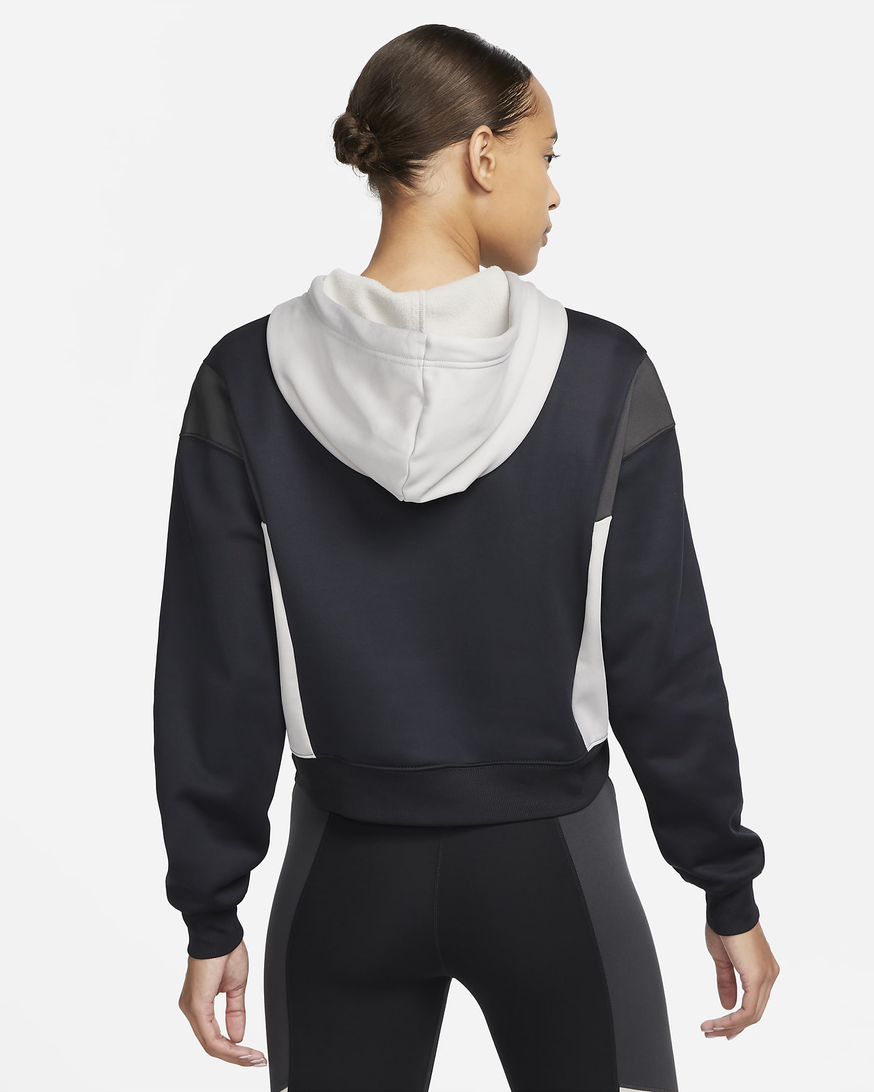 Nike Therma-FIT All Time Women's Colour-Block Training Hoodie. Nike BE