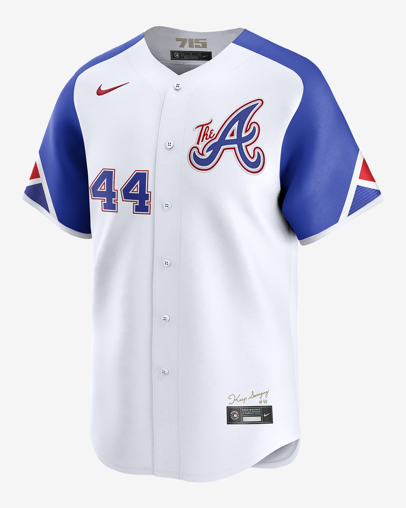 Jersey Nike Dri-FIT ADV de la MLB Limited para hombre Hank Aaron ...