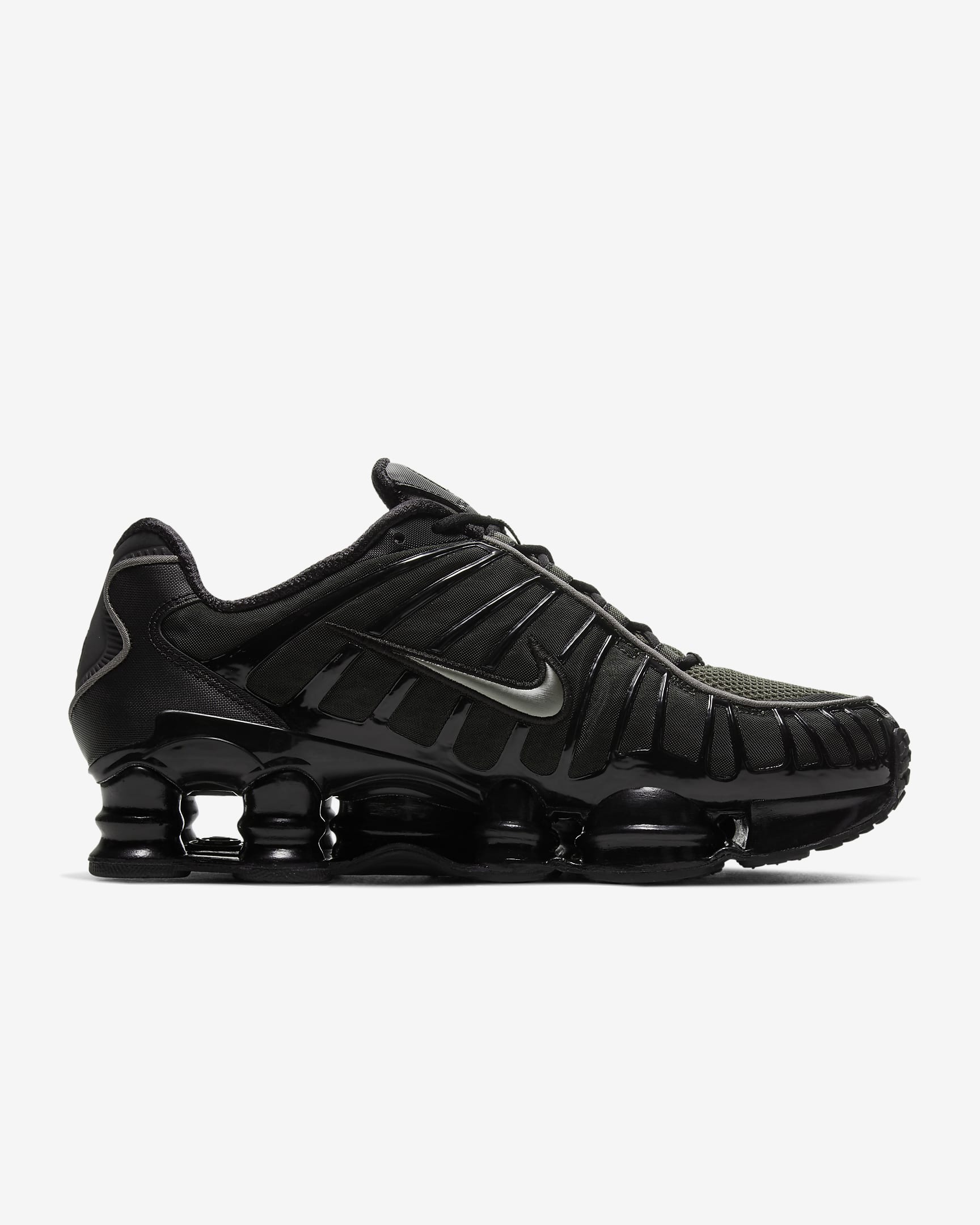 Chaussure Nike Shox TL pour Homme - Noir/Cargo Khaki/Metallic Pewter