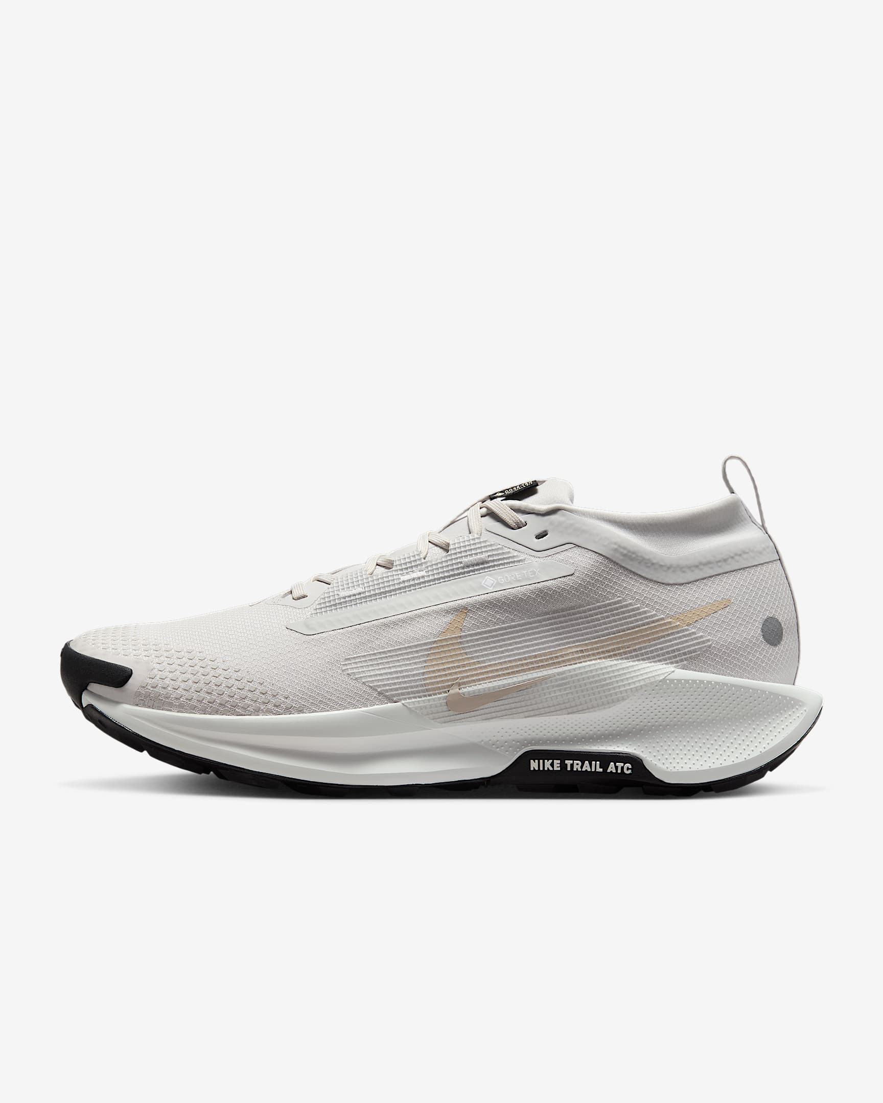 Nike Pegasus Trail 5 GORE-TEX Su Geçirmez Arazi Tipi Erkek Koşu Ayakkabısı - Vast Grey/Summit White/Siyah/Sanddrift