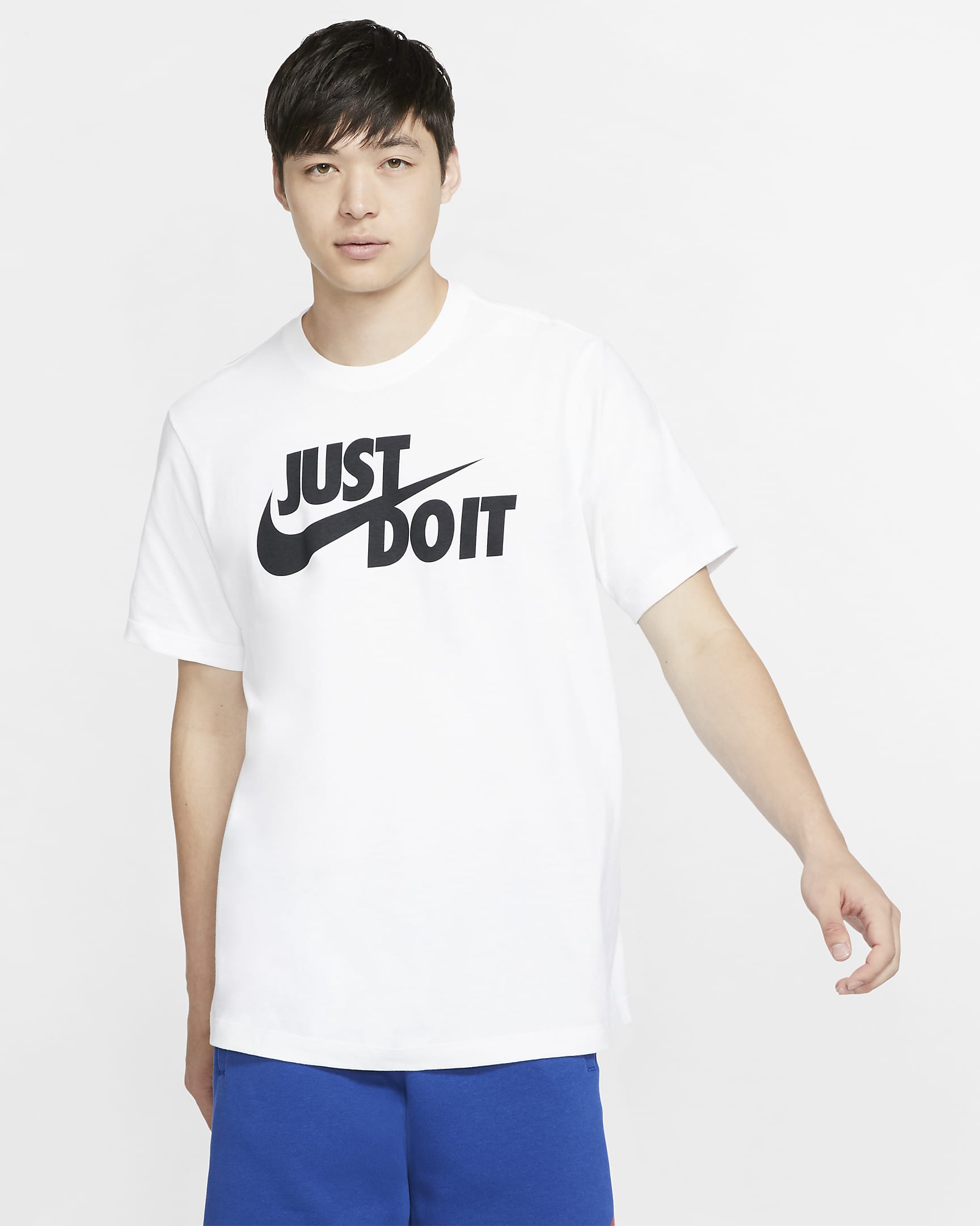 Tee-shirt Nike Sportswear JDI pour Homme - Blanc/Noir