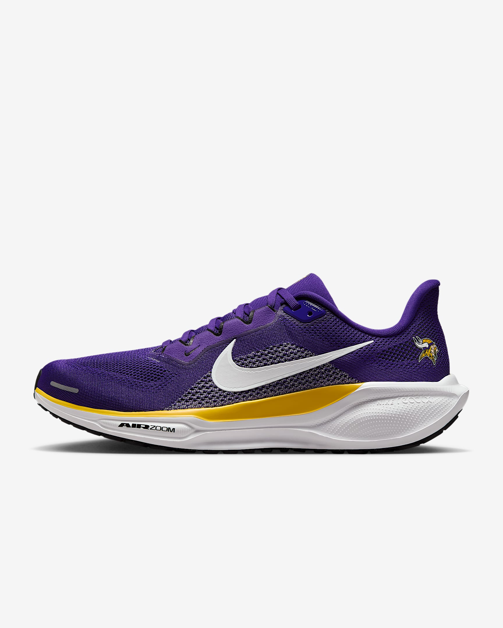 Minnesota Vikings Pegasus 41 Men's Nike NFL Road Running Shoes - Court Purple/Gold/White