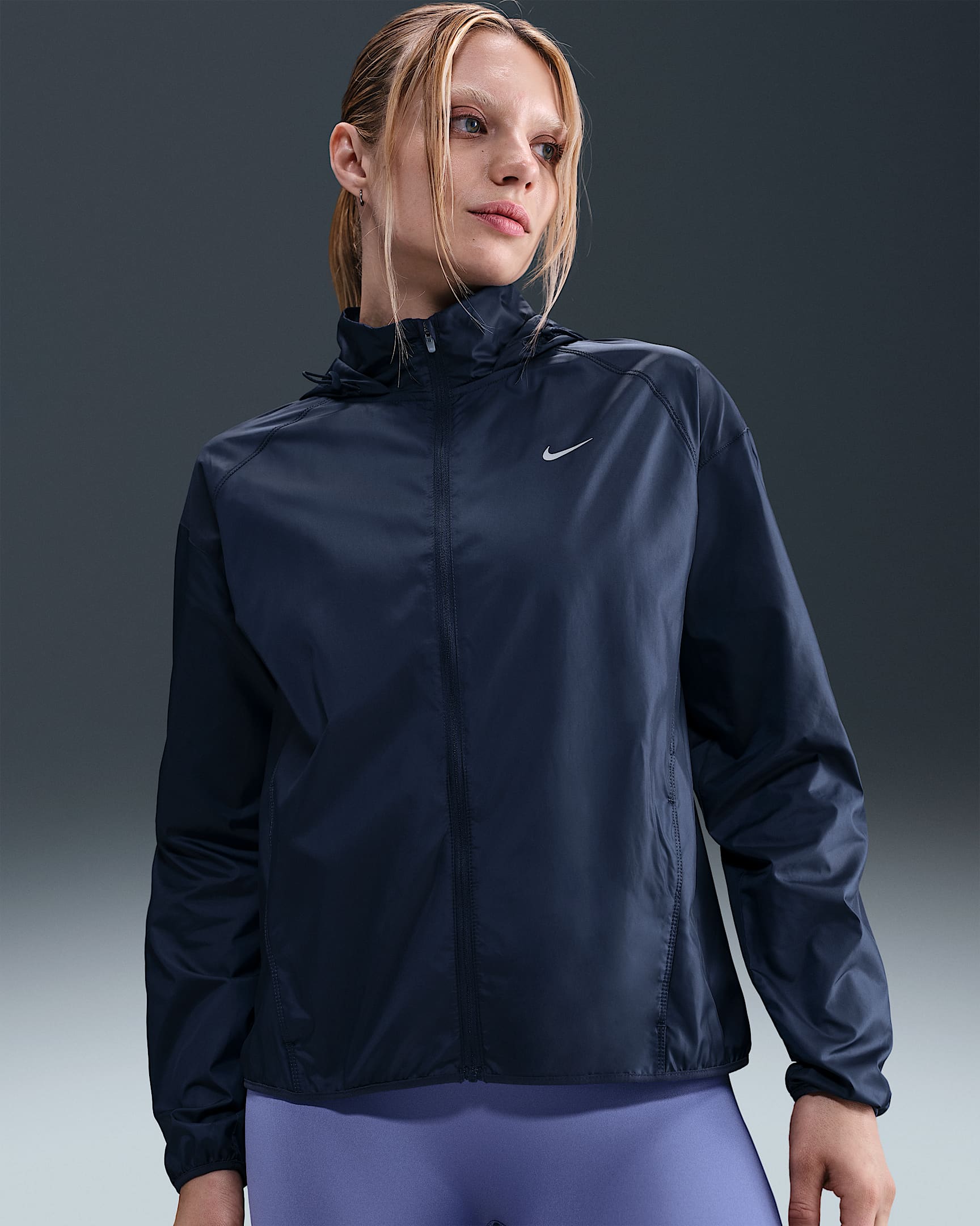 Nike Tempo Women's Repel Running Jacket - Midnight Navy