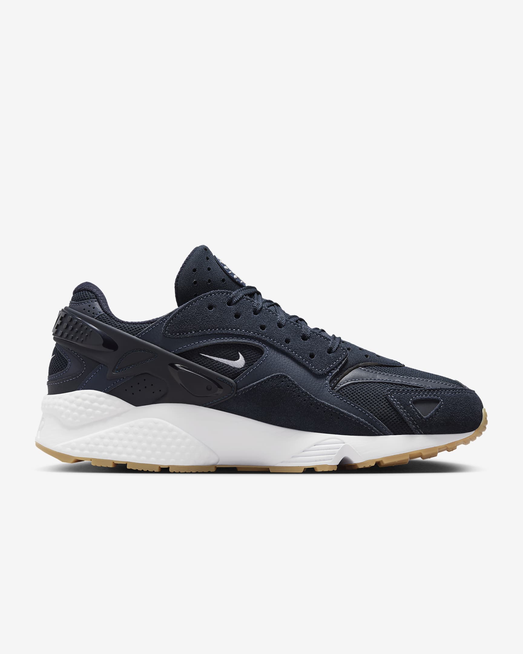 Skor Nike Air Huarache Runner för män - Dark Obsidian/Obsidian/Gum Dark Brown/Vit