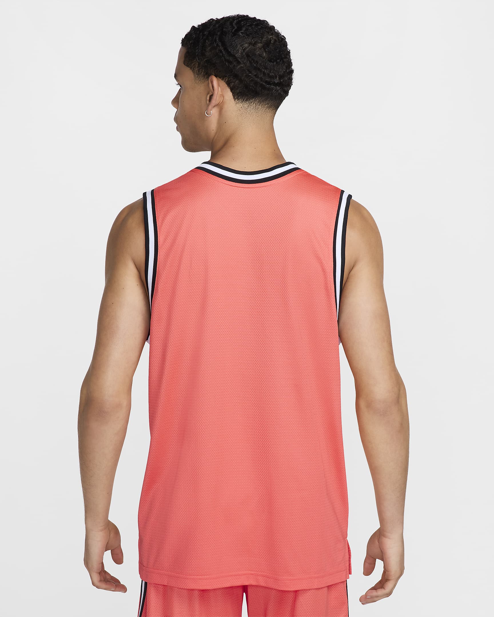 Nike DNA Men's Dri-FIT Basketball Jersey - Light Wild Mango/Black