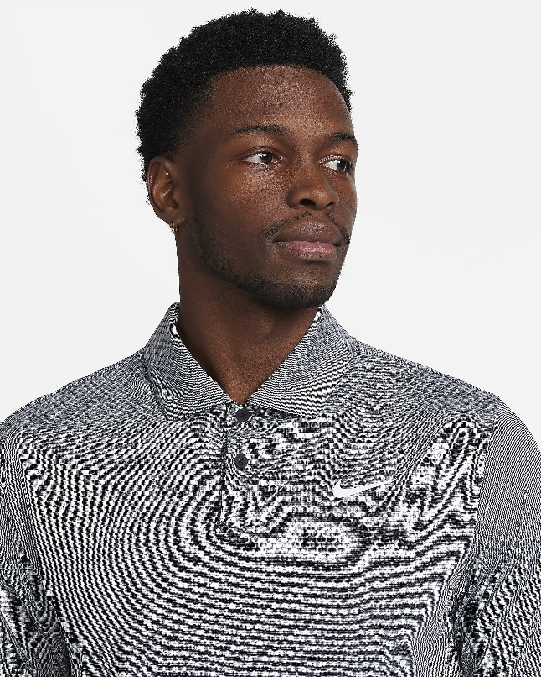 Nike Tour Men's Dri-FIT Golf Polo - Black/Dark Smoke Grey/Light Smoke Grey/White