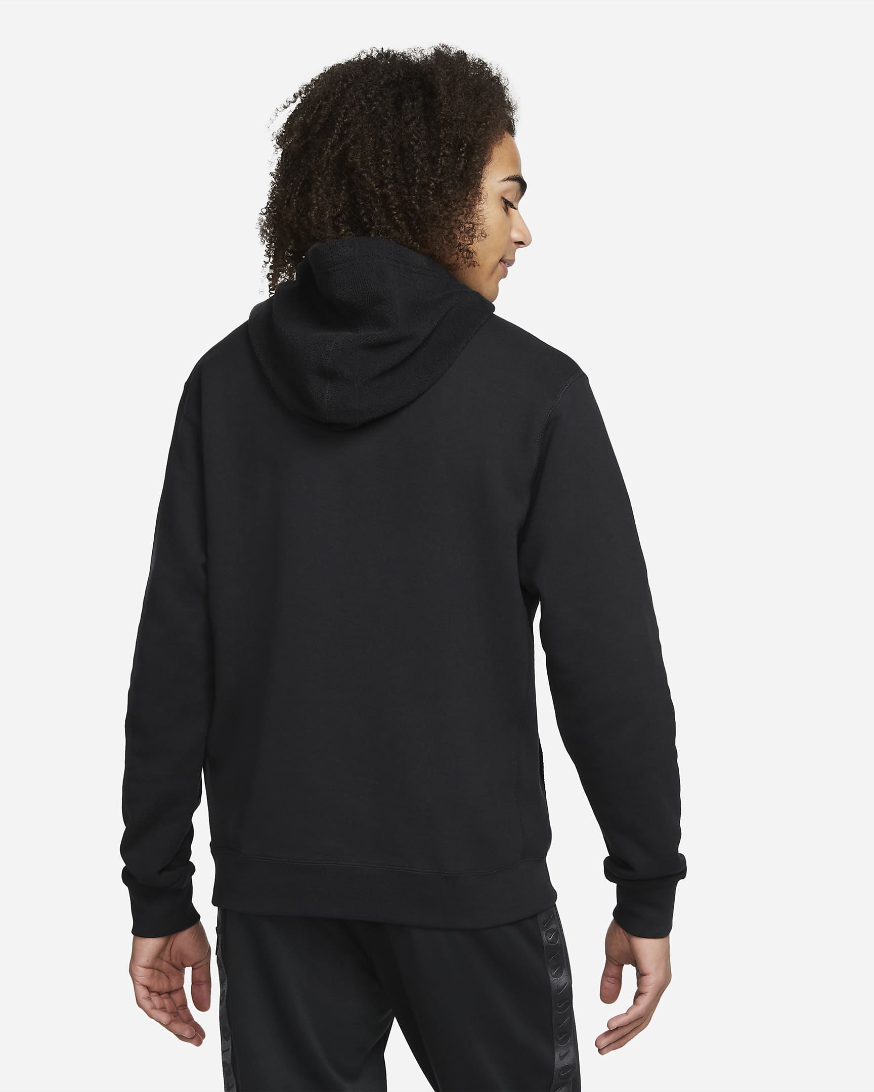 nike sportswear swoosh men's french terry pullover hoodie