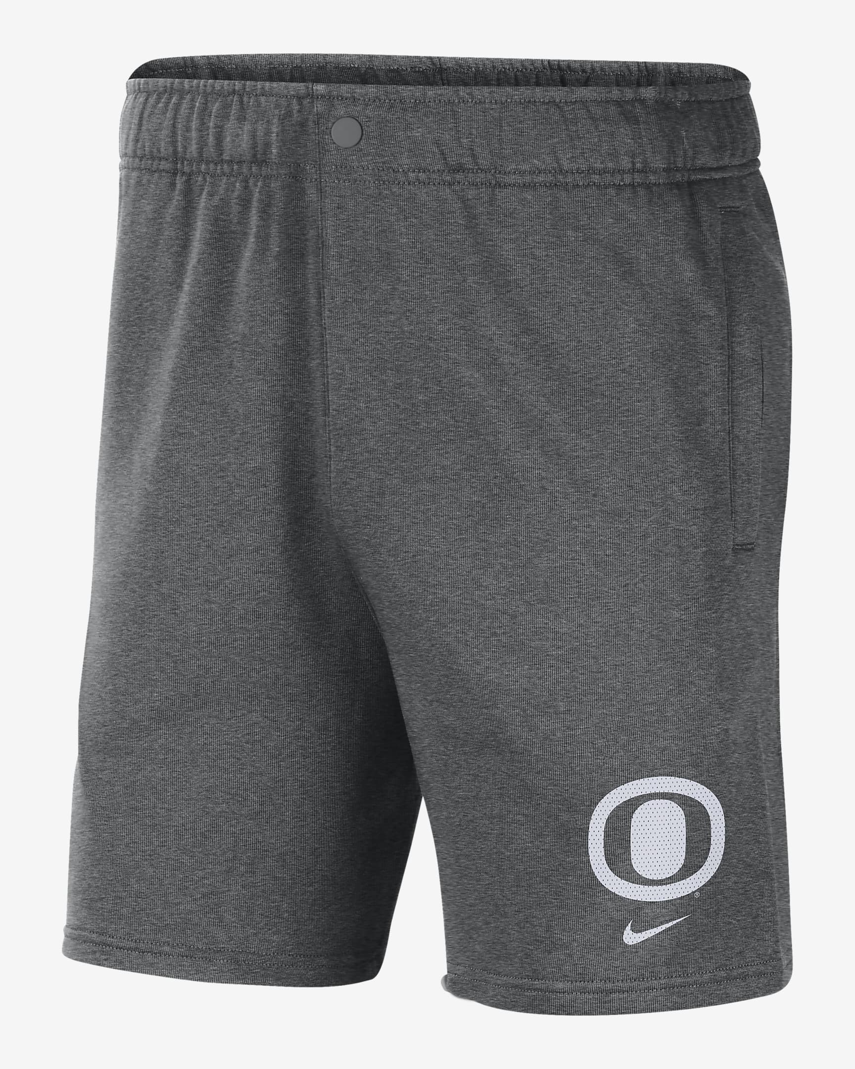 Oregon Men's Nike College Fleece Shorts.