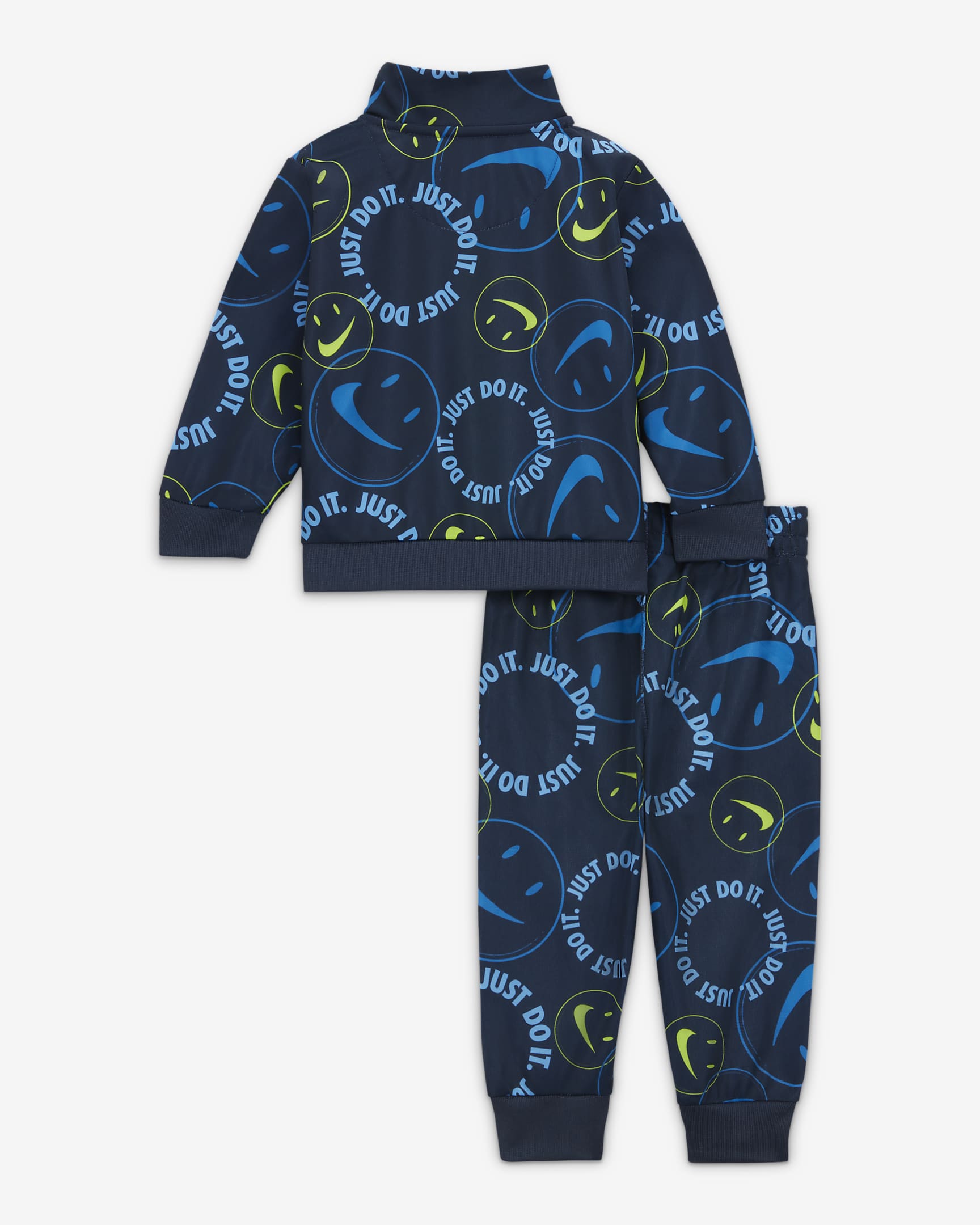 Nike Smiley Swoosh Printed Tricot Set Baby Tracksuit - Midnight Navy