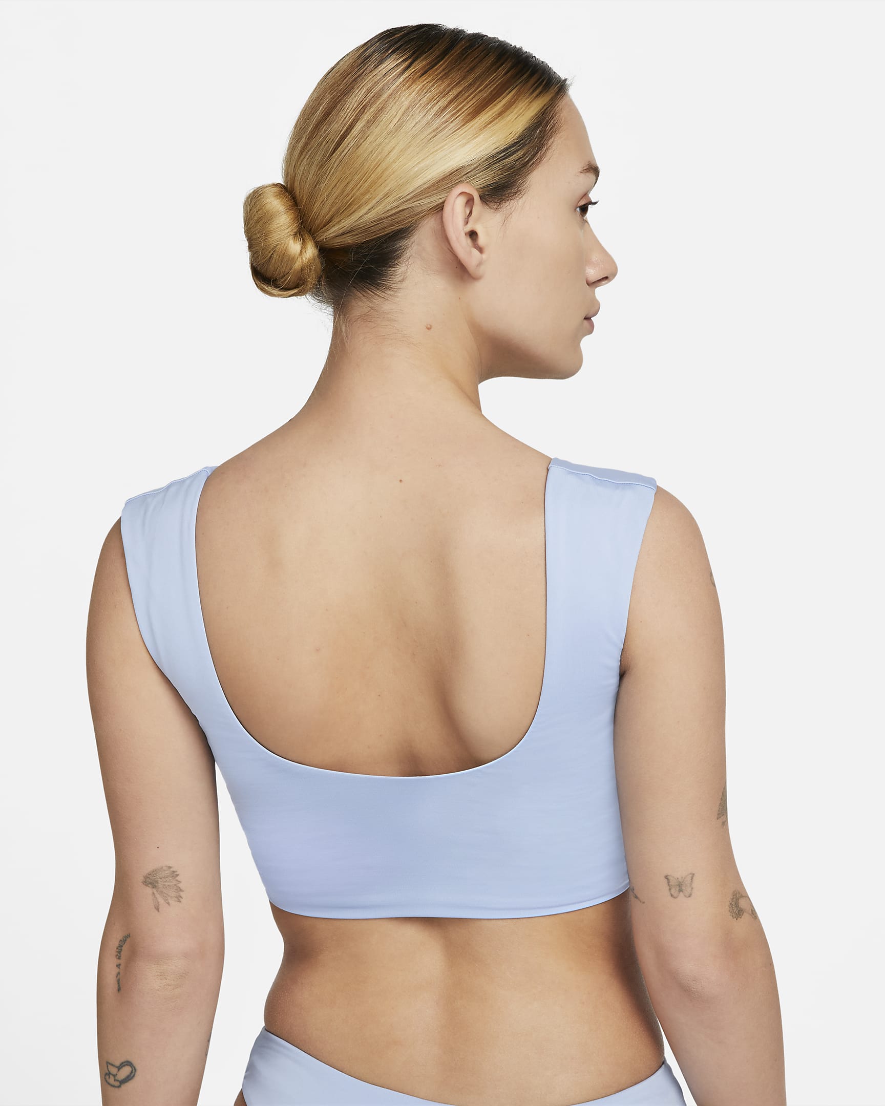 Nike Essential Women's Crop Swim Top - Cobalt Bliss