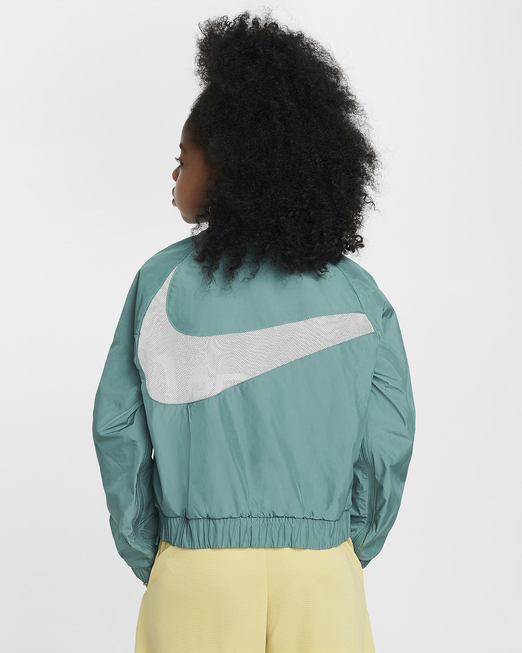 Τζάκετ Nike Sportswear Windrunner σε ριχτή γραμμή για μεγάλα κορίτσια - Bicoastal/Light Bone