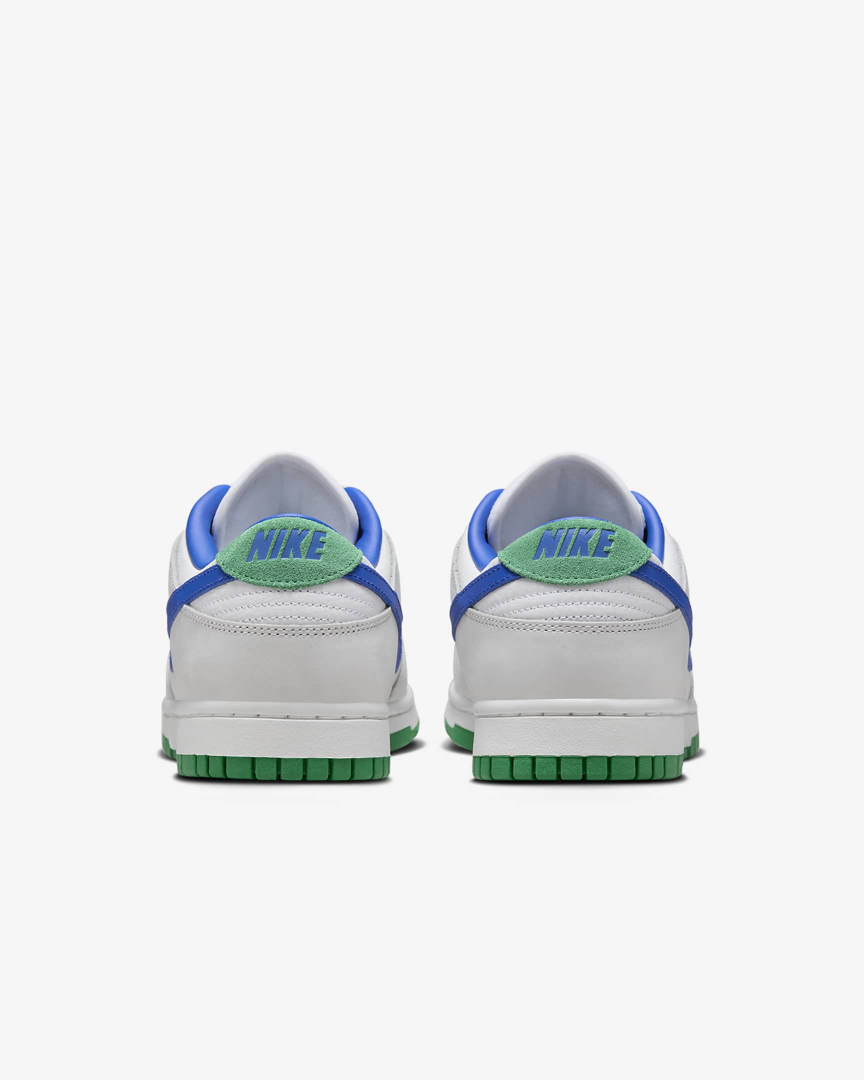 Nike Dunk Low Premium Women's Shoes - White/Photon Dust/Stadium Green/Photo Blue