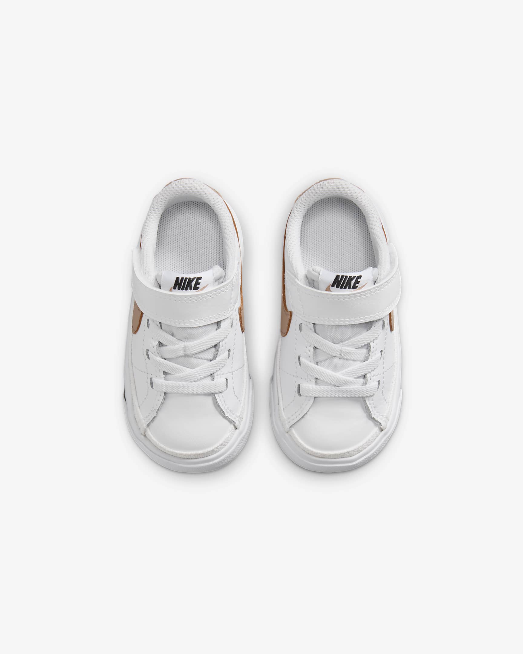 NikeCourt Legacy Baby/Toddler Shoes - White/Black/Hemp