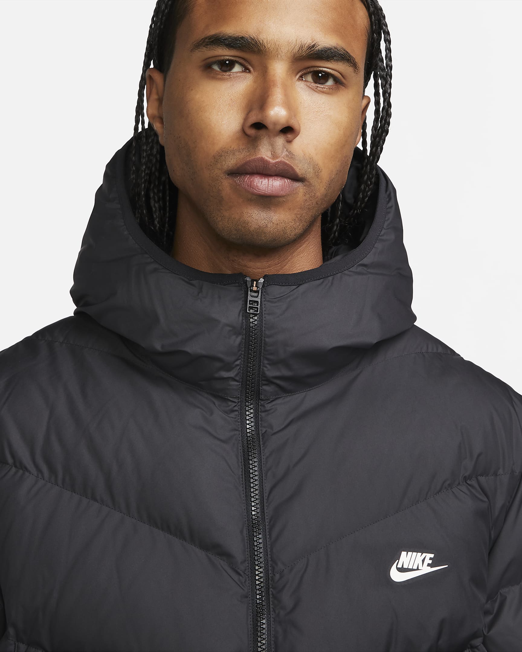 Nike Sportswear Storm-FIT Windrunner Parka met PRIMALOFT® vulling voor heren - Zwart/Zwart/Sail