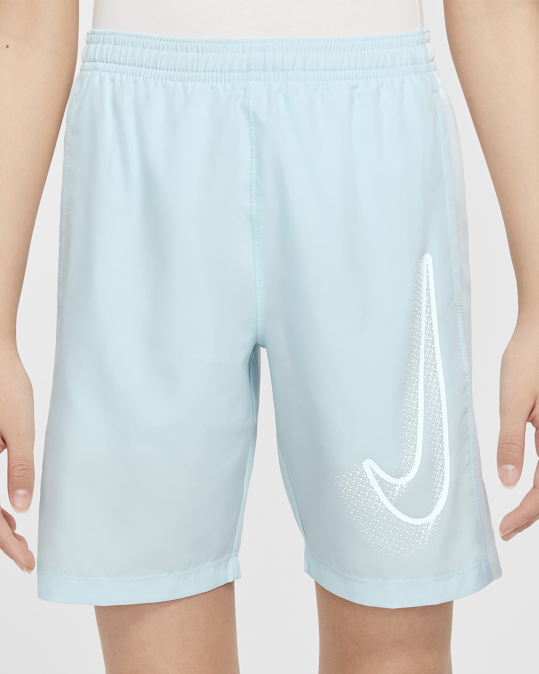 Nike Academy23 Older Kids' Football Shorts - Glacier Blue/White/White