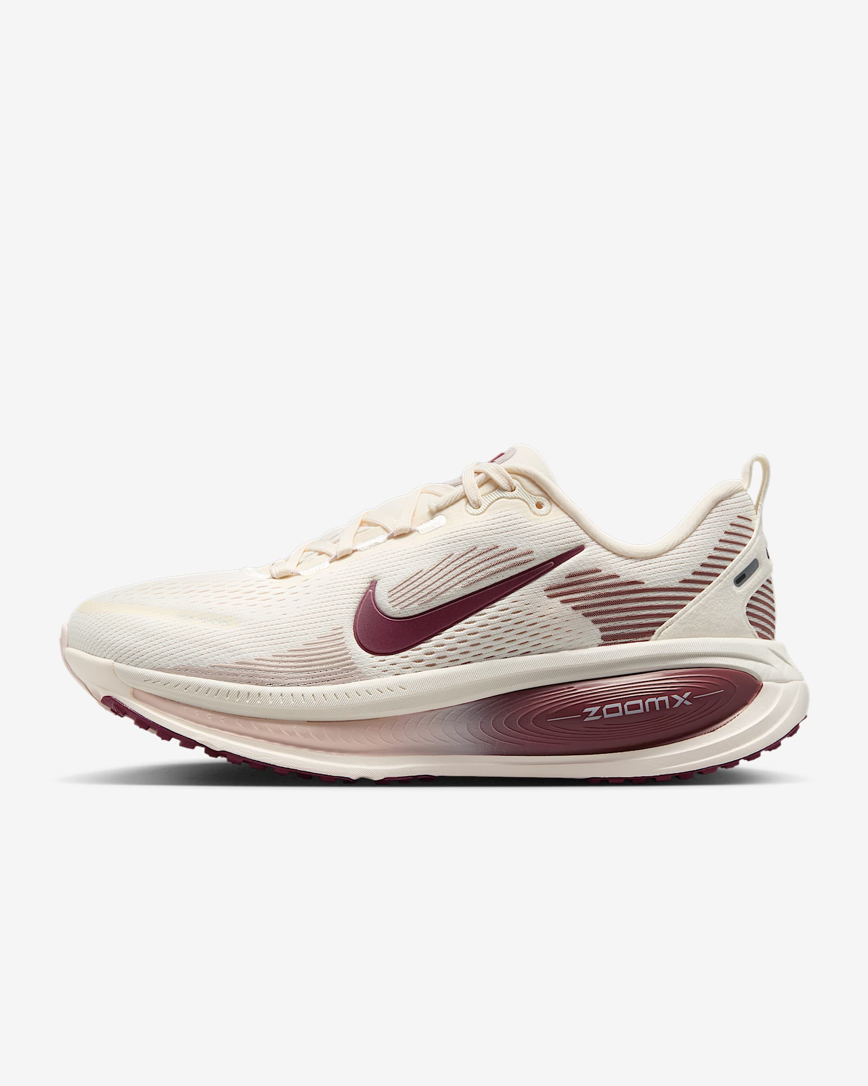 Nike Vomero 18 Women's Road Running Shoes - Pale Ivory/Red Sepia/Silt Red/Dark Team Red
