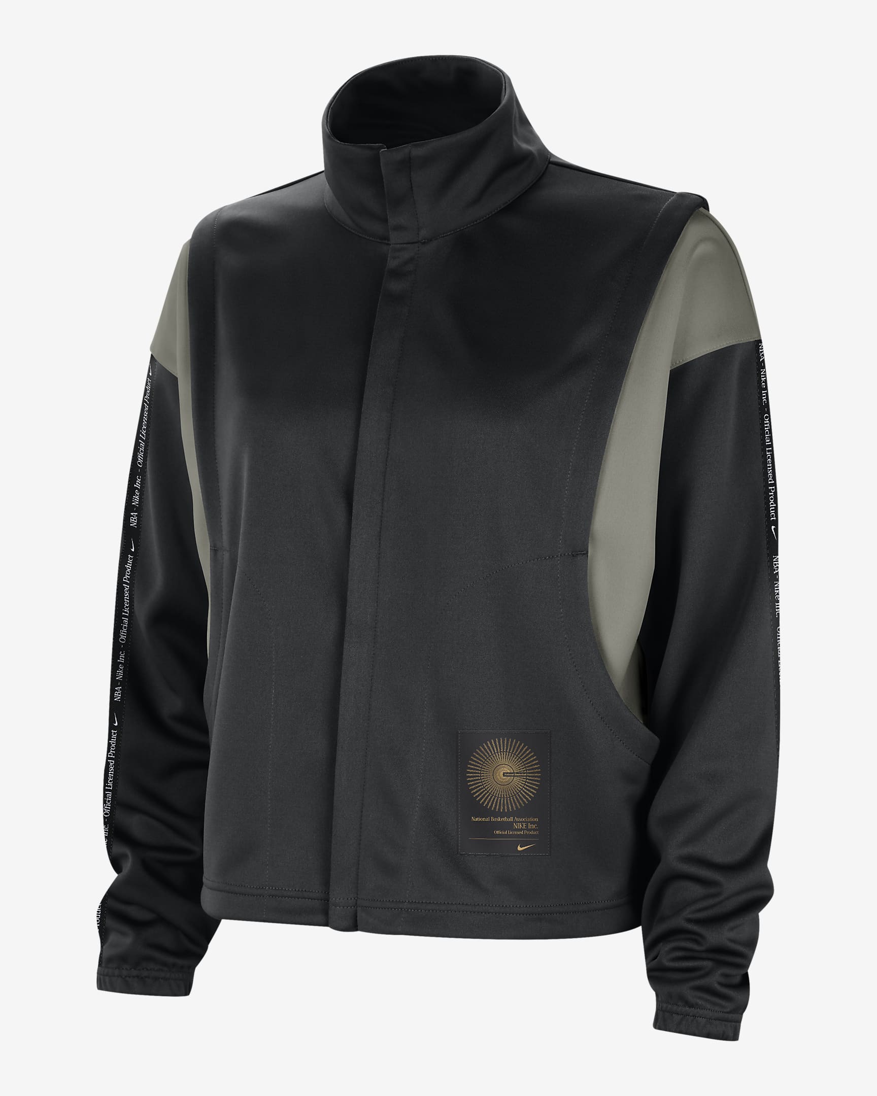Team 31 Retro Fly Women's Nike NBA Graphic Jacket - Black/Dark Stucco