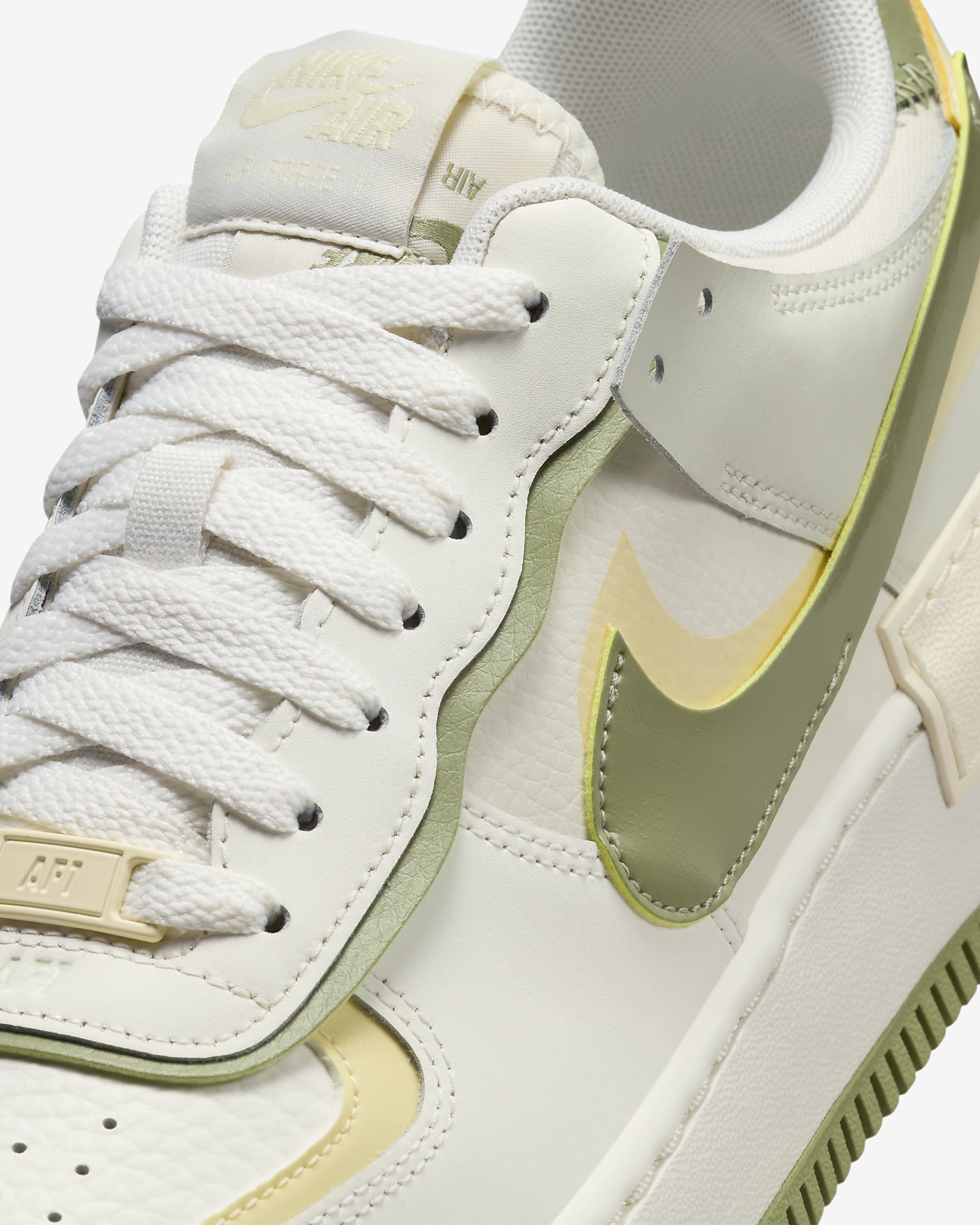 Chaussure Nike Air Force 1 Shadow pour femme - Sail/Alabaster/Pale Ivory/Oil Green