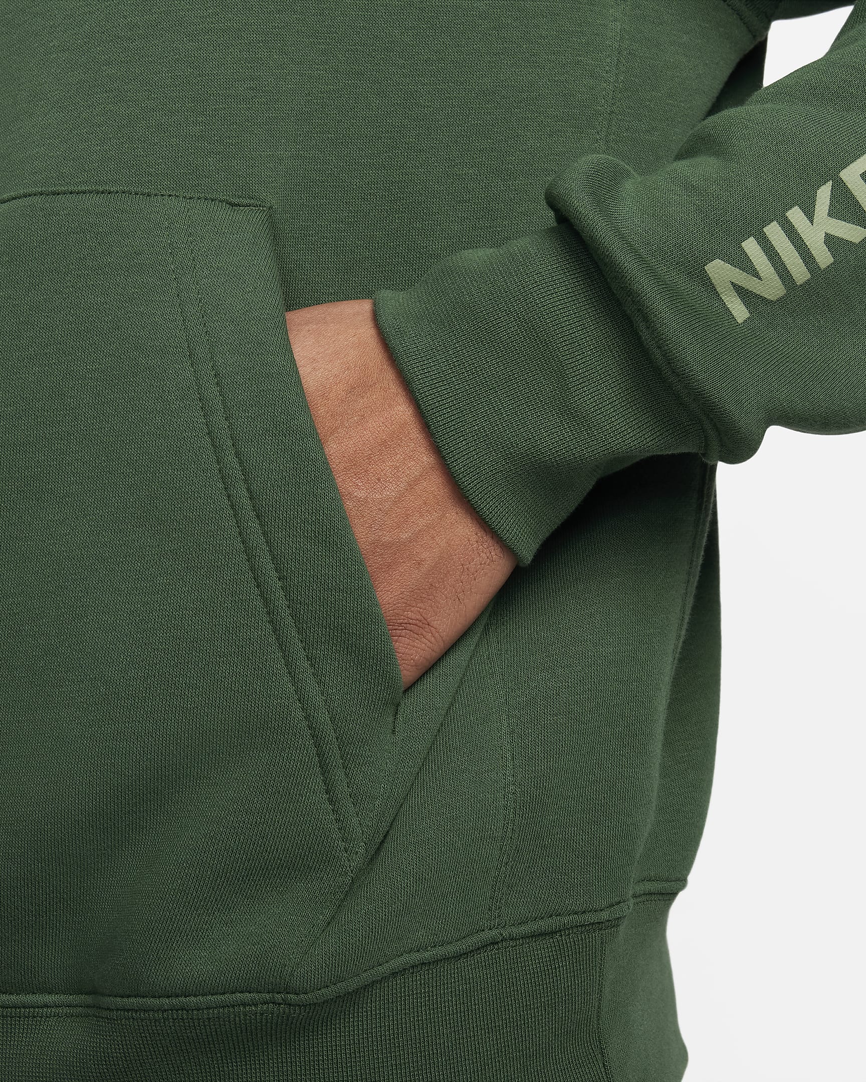 Męska dzianinowa bluza z kapturem Nike Sportswear - Fir